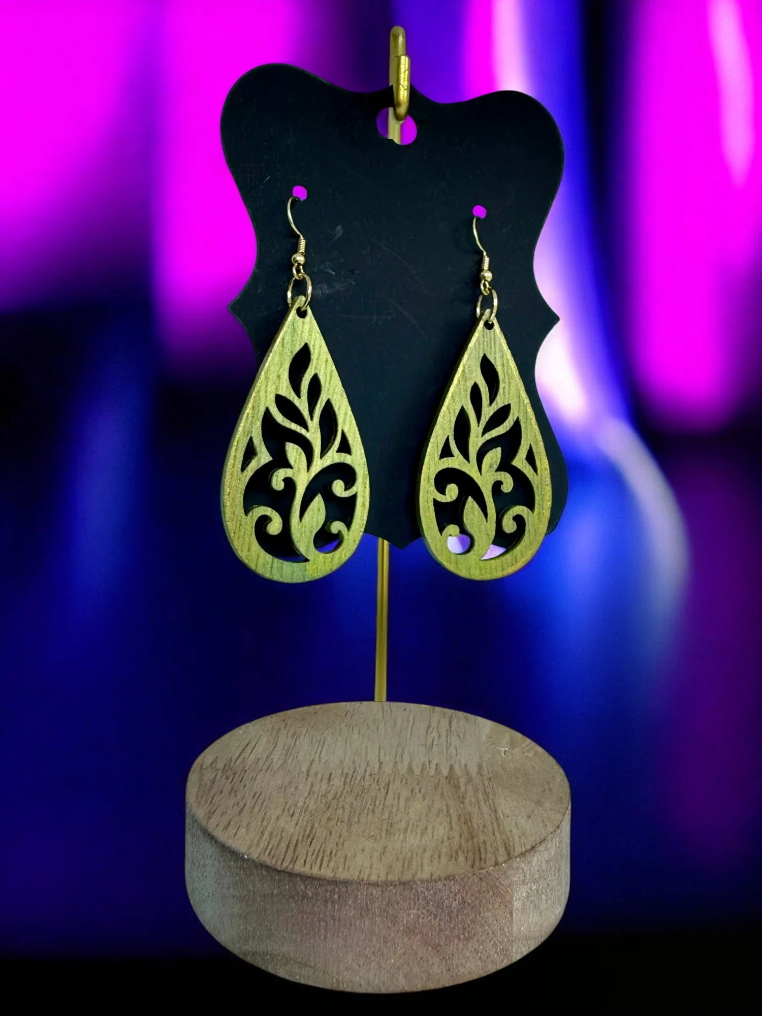 Garden Teardrop Earrings by Color Cult