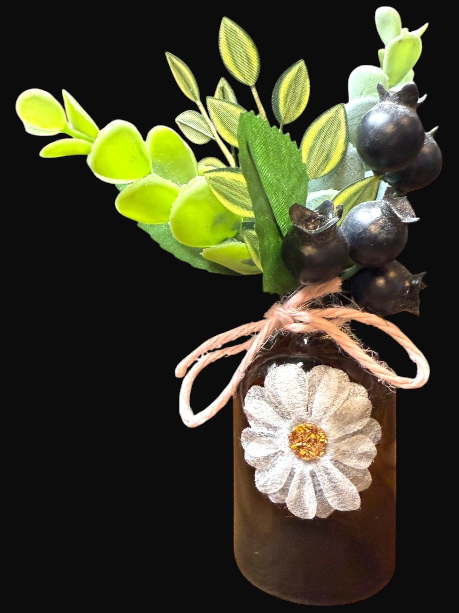 Deluxe Filled Apothecary Bottle - Blueberries