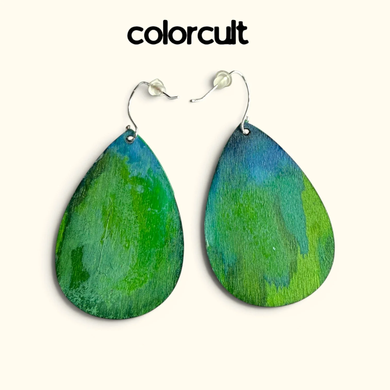 Go Hawks Teardrop Earrings- back.jpg