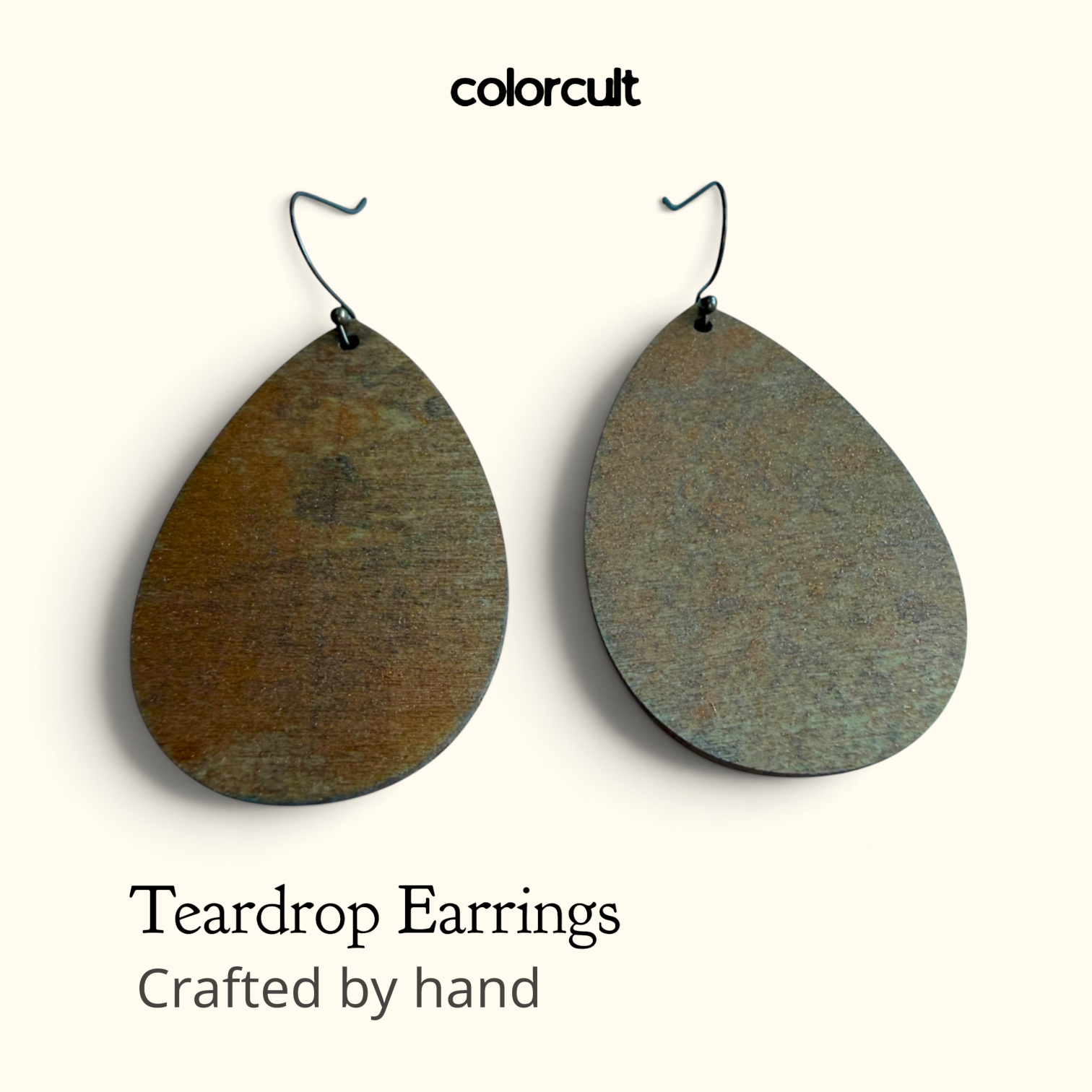 Elegant Copper Teardrop Earrings