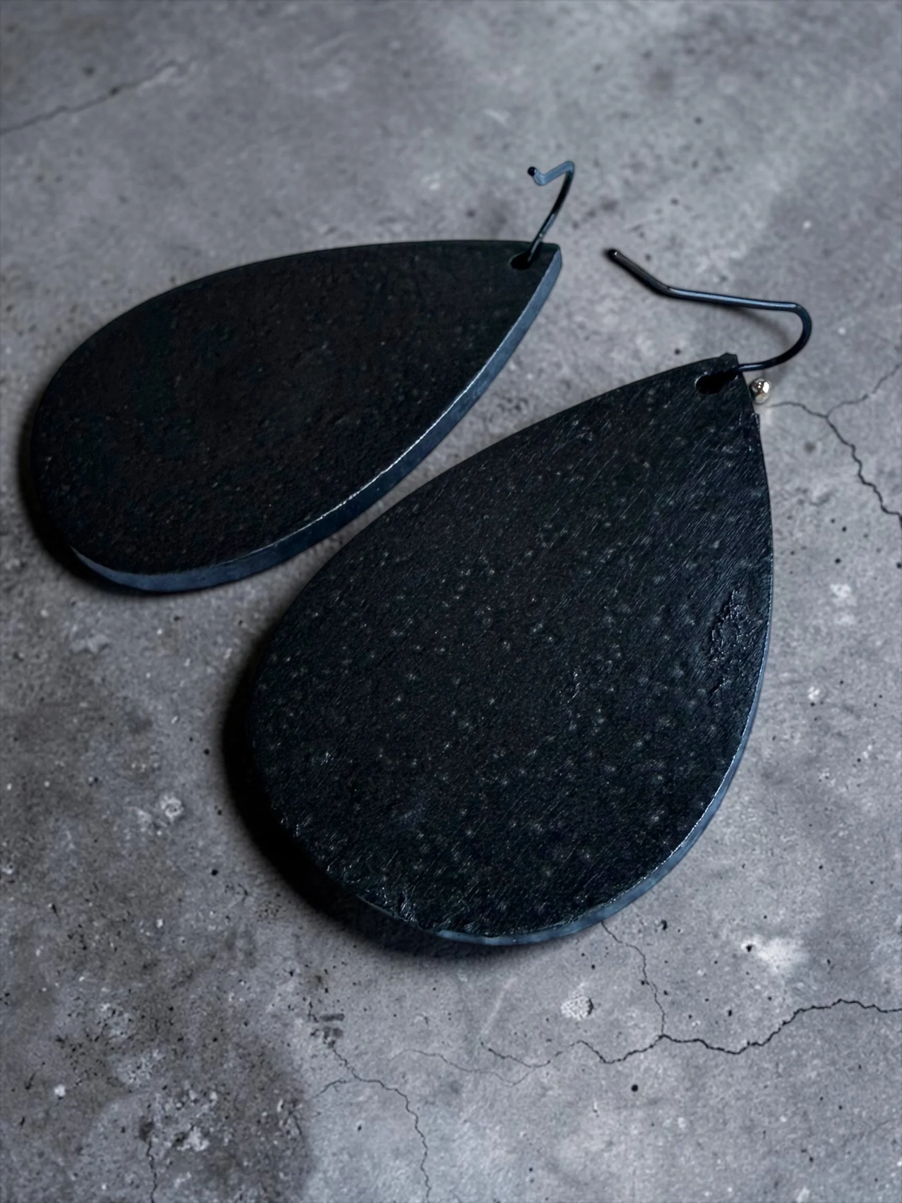 Midnight Teardrop Earrings by Color Cult