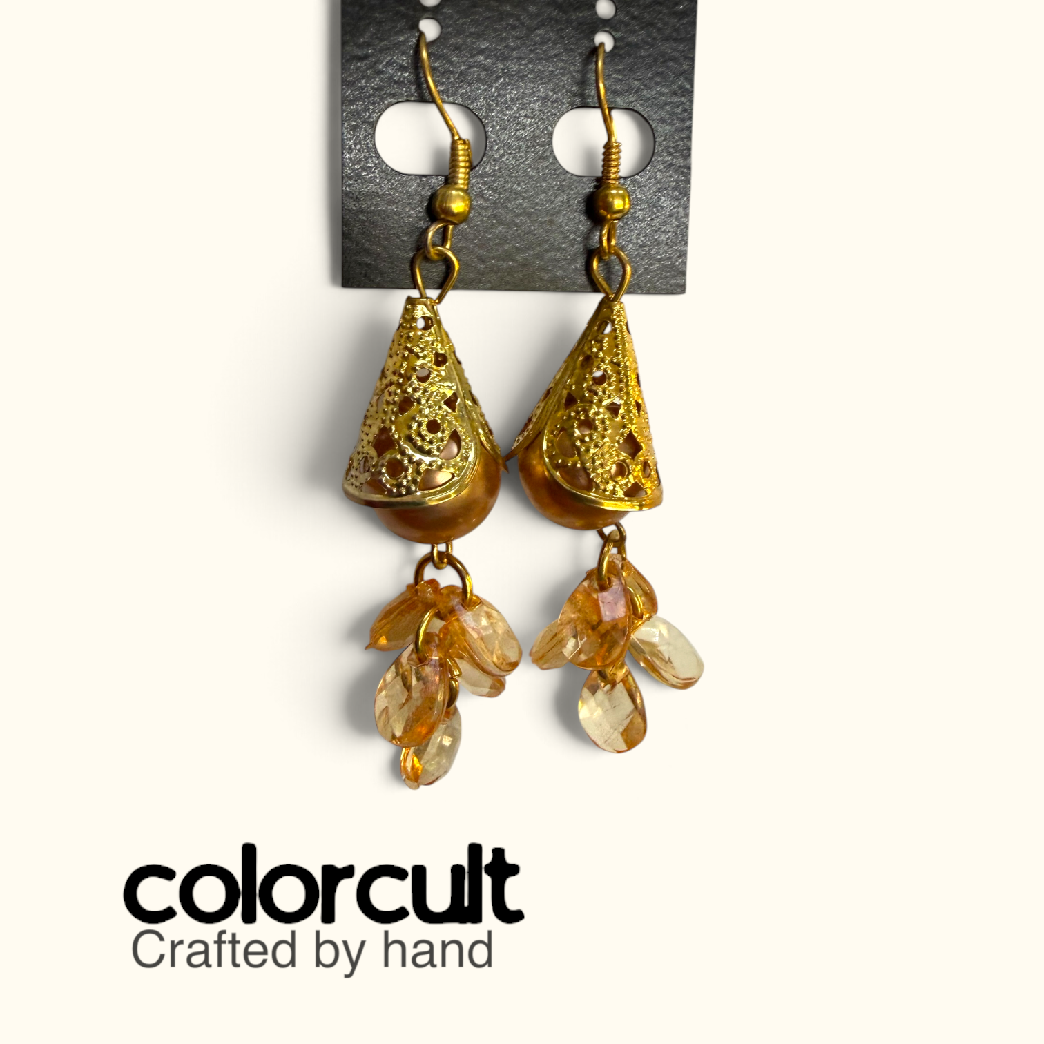 The Honey Amber Capped Pearl Cluster Dangles (2).PNG