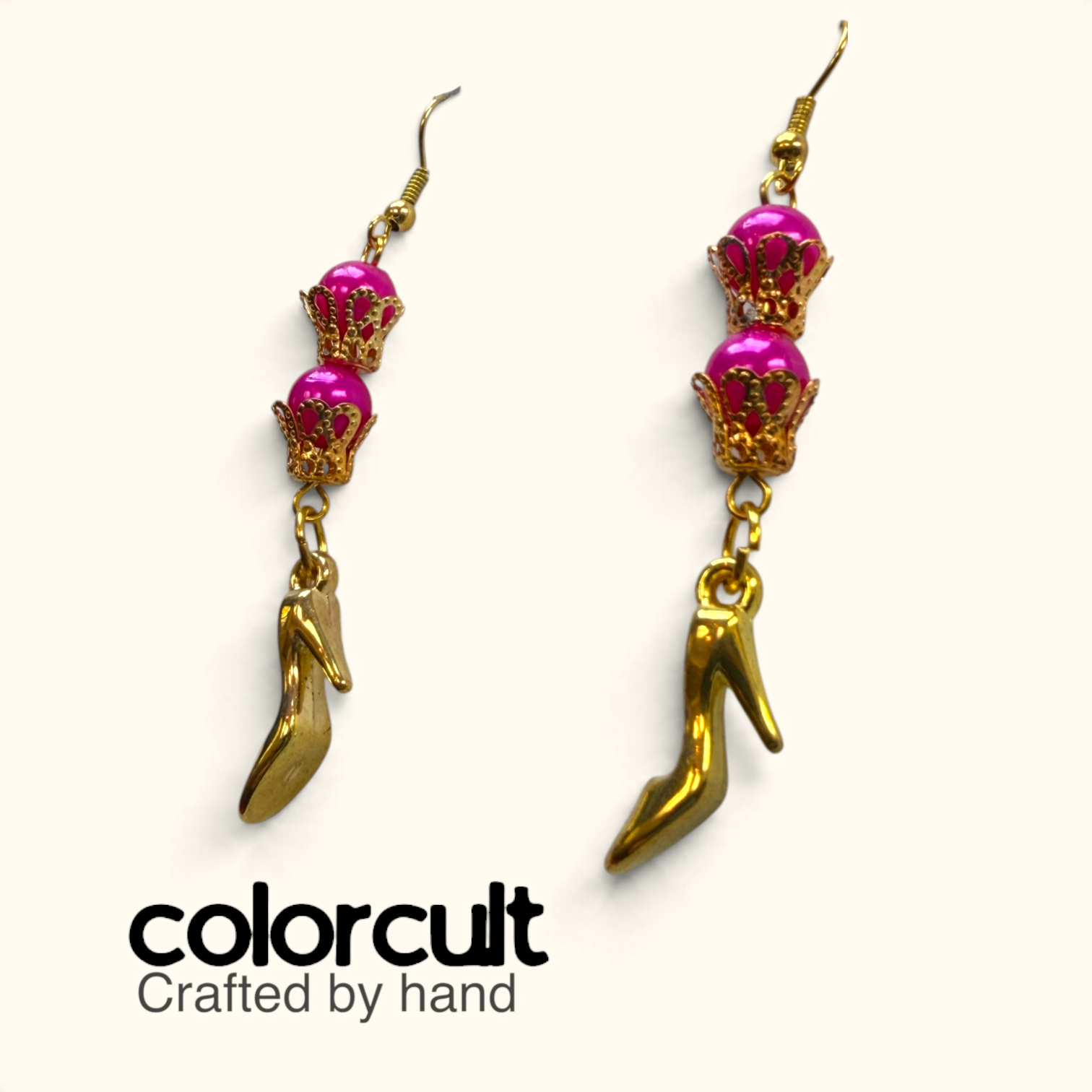 Whimsical Fuchsia Pearl Stiletto Drop Dangles (1).PNG