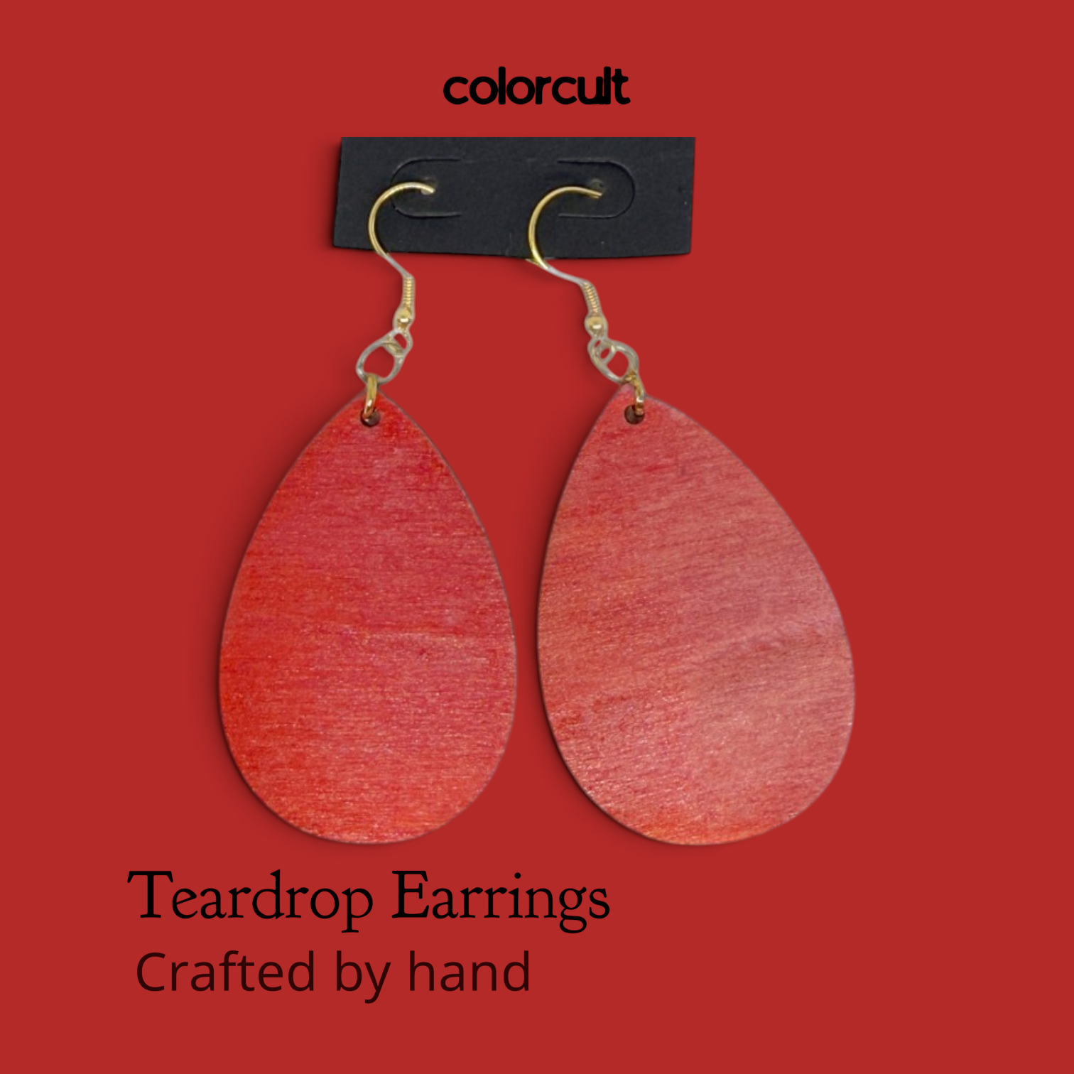 Sienna Satin Teardrop Earrings -