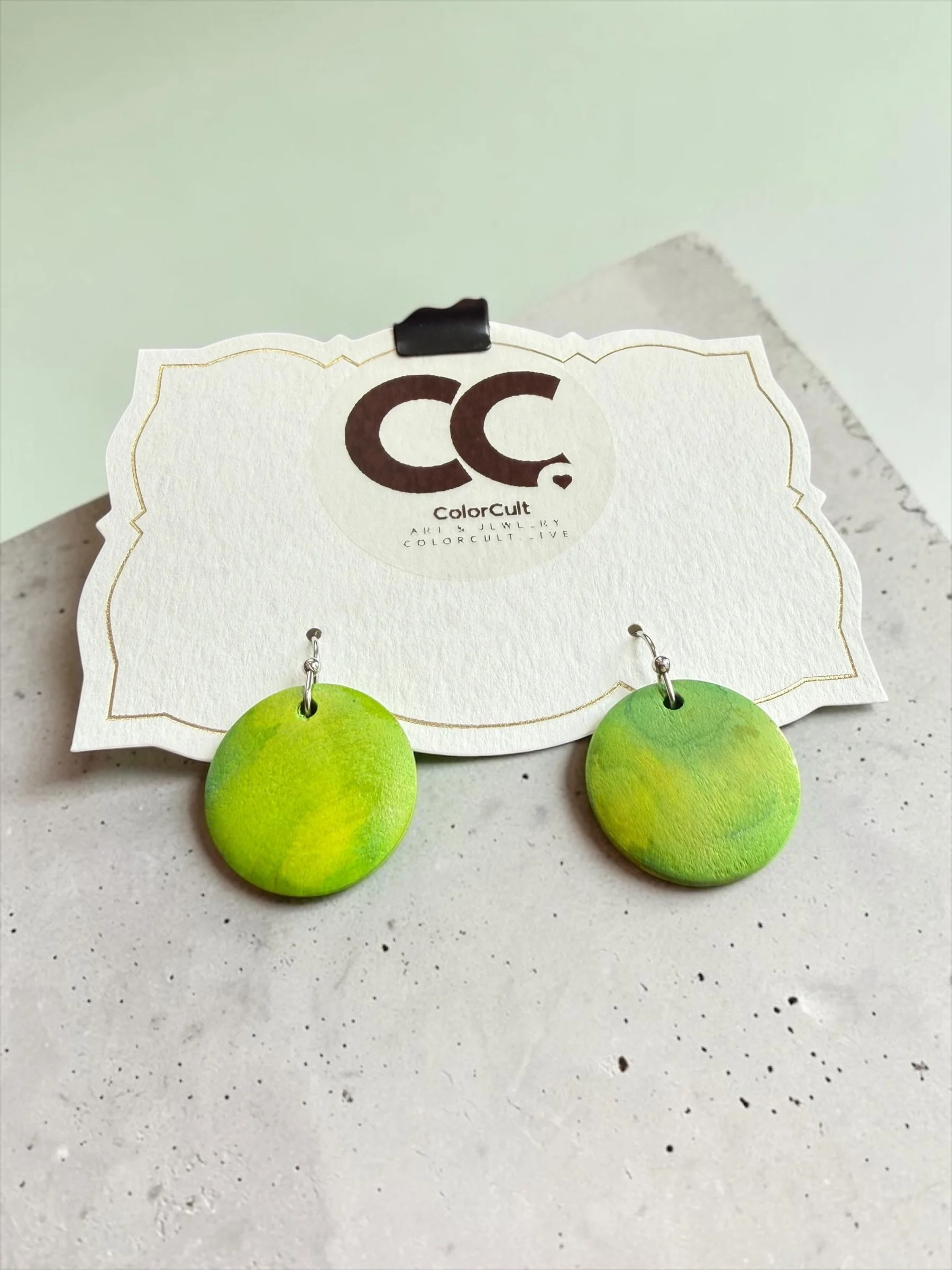 Color Pop Earrings - Verde (3).JPG