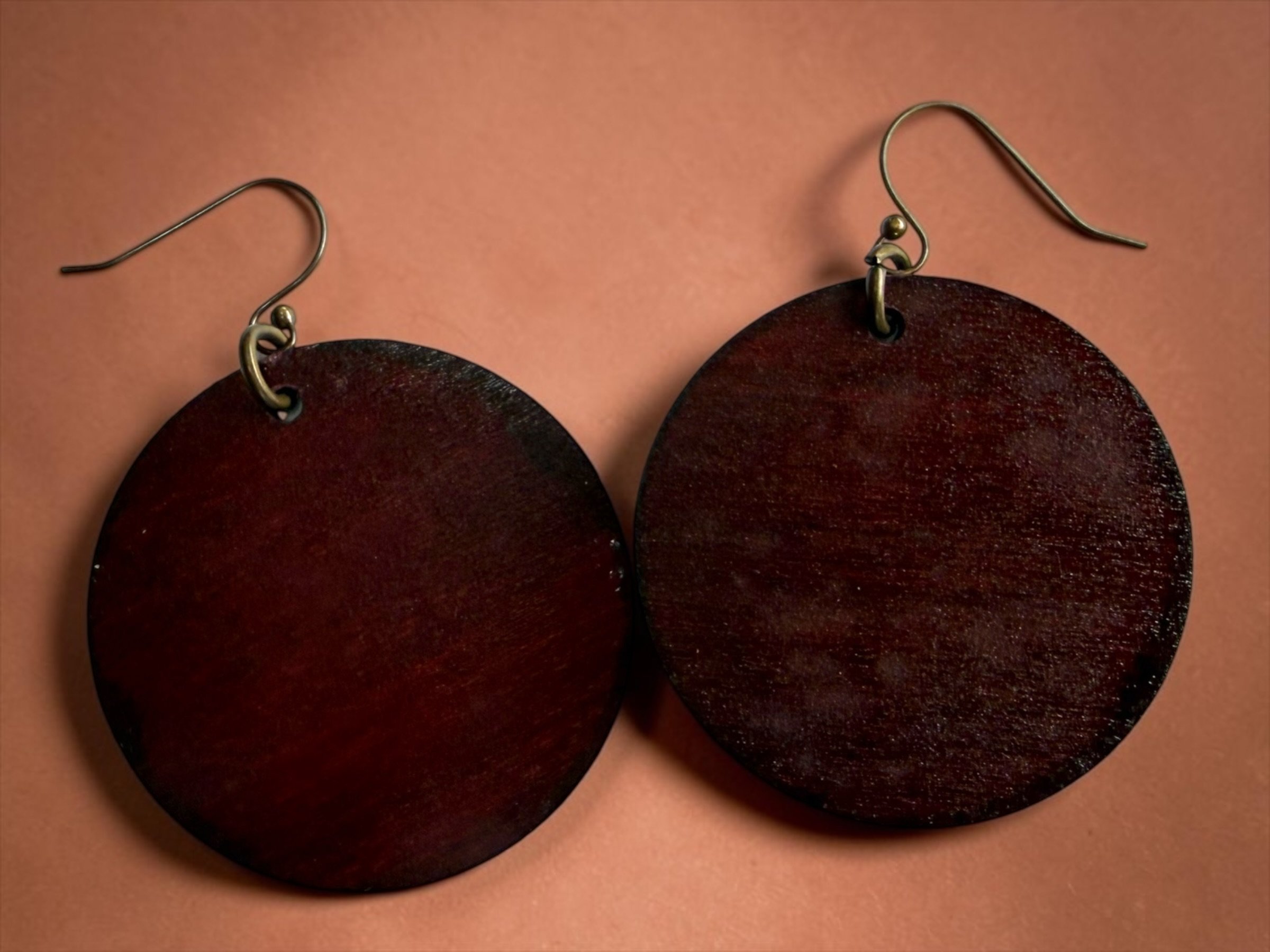 Mahogany & Bronze Elegance Earrings