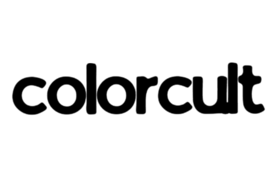 A plain text logo that says "colorcult"