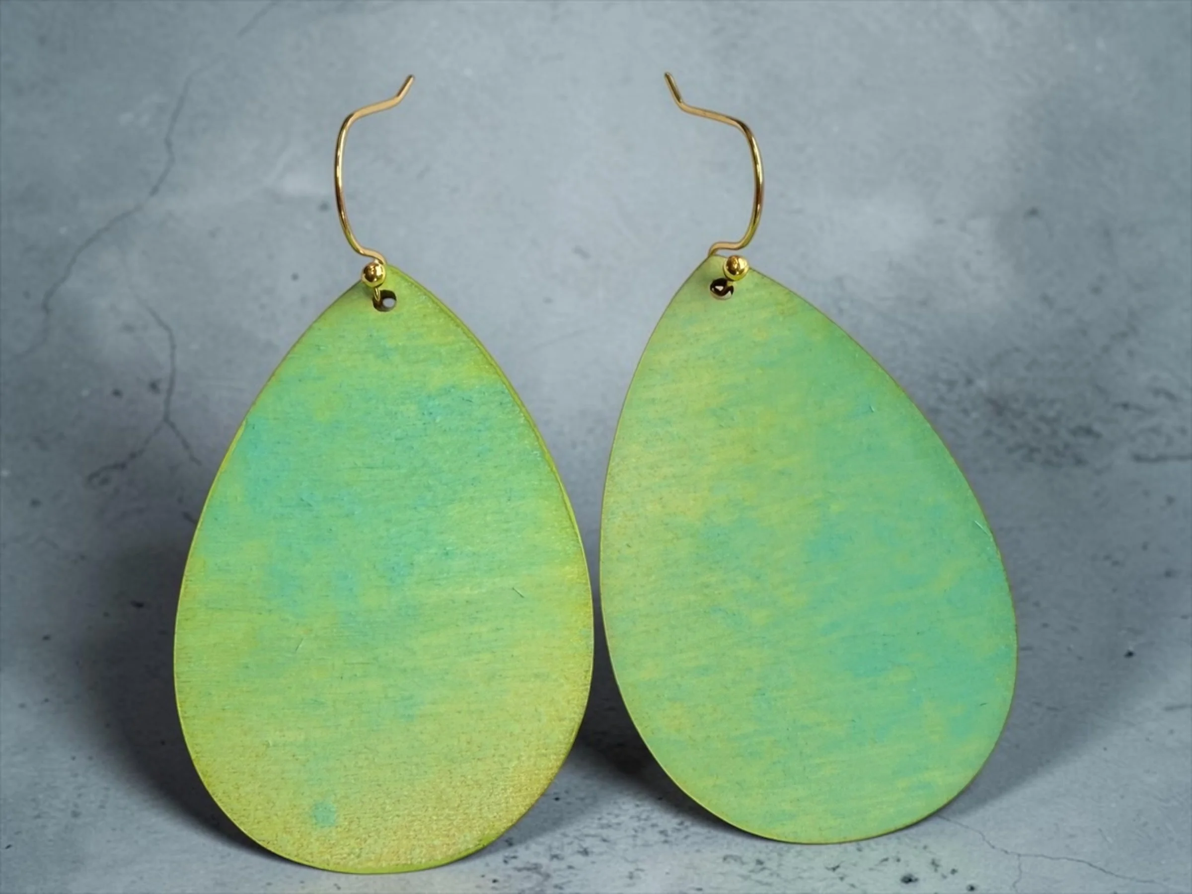 Ballyhoo Teardrop Earrings by Color Cult