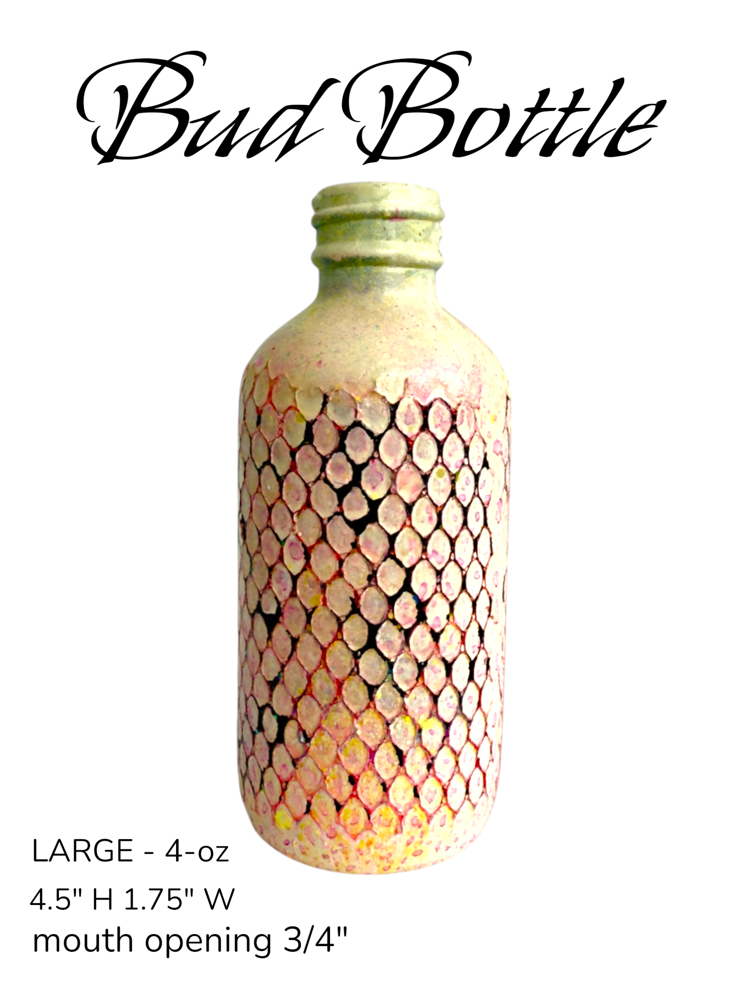 UV Fishnet Bud Bottle