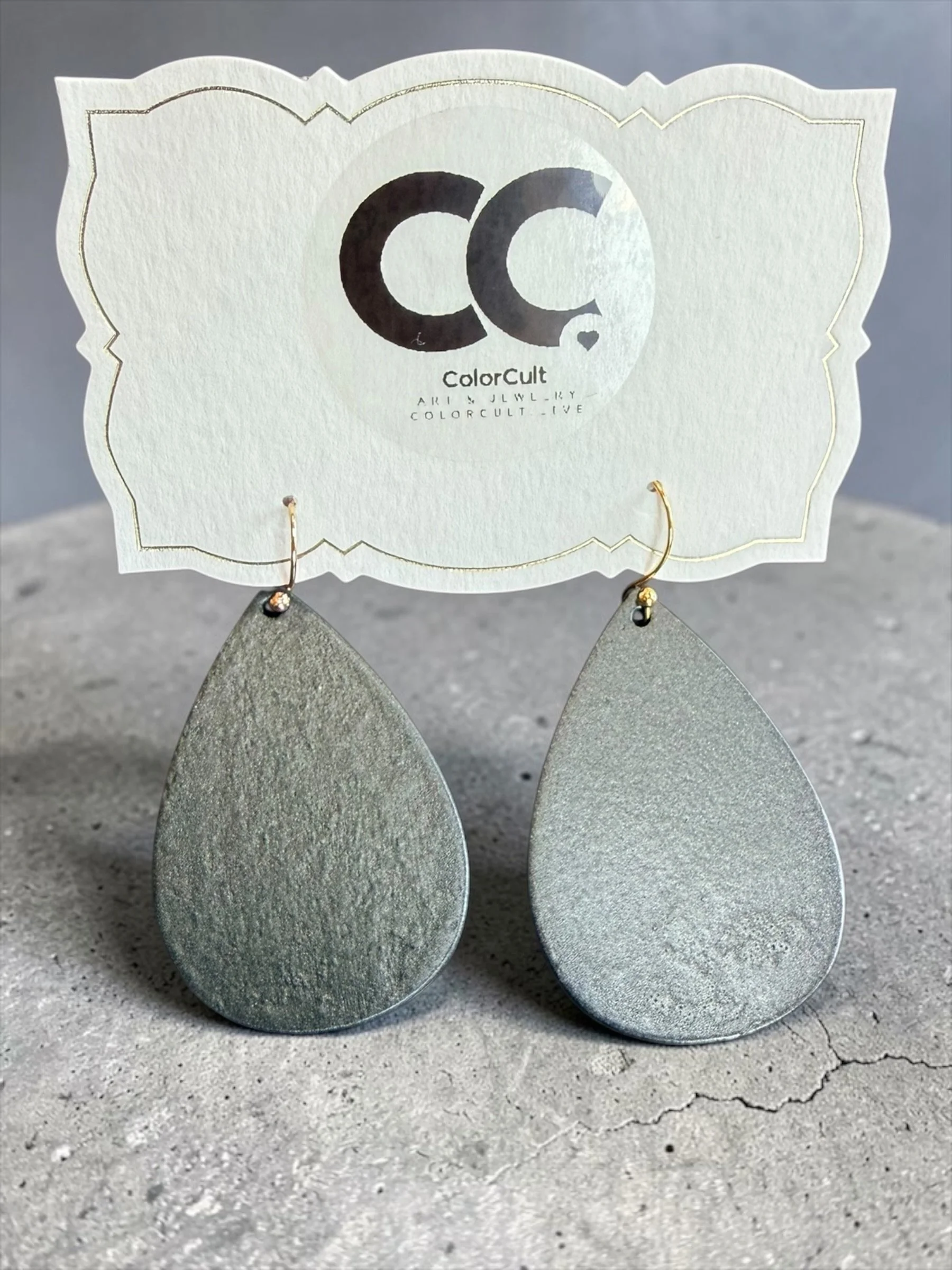 Black Satin Teardrop Earrings (3).JPG