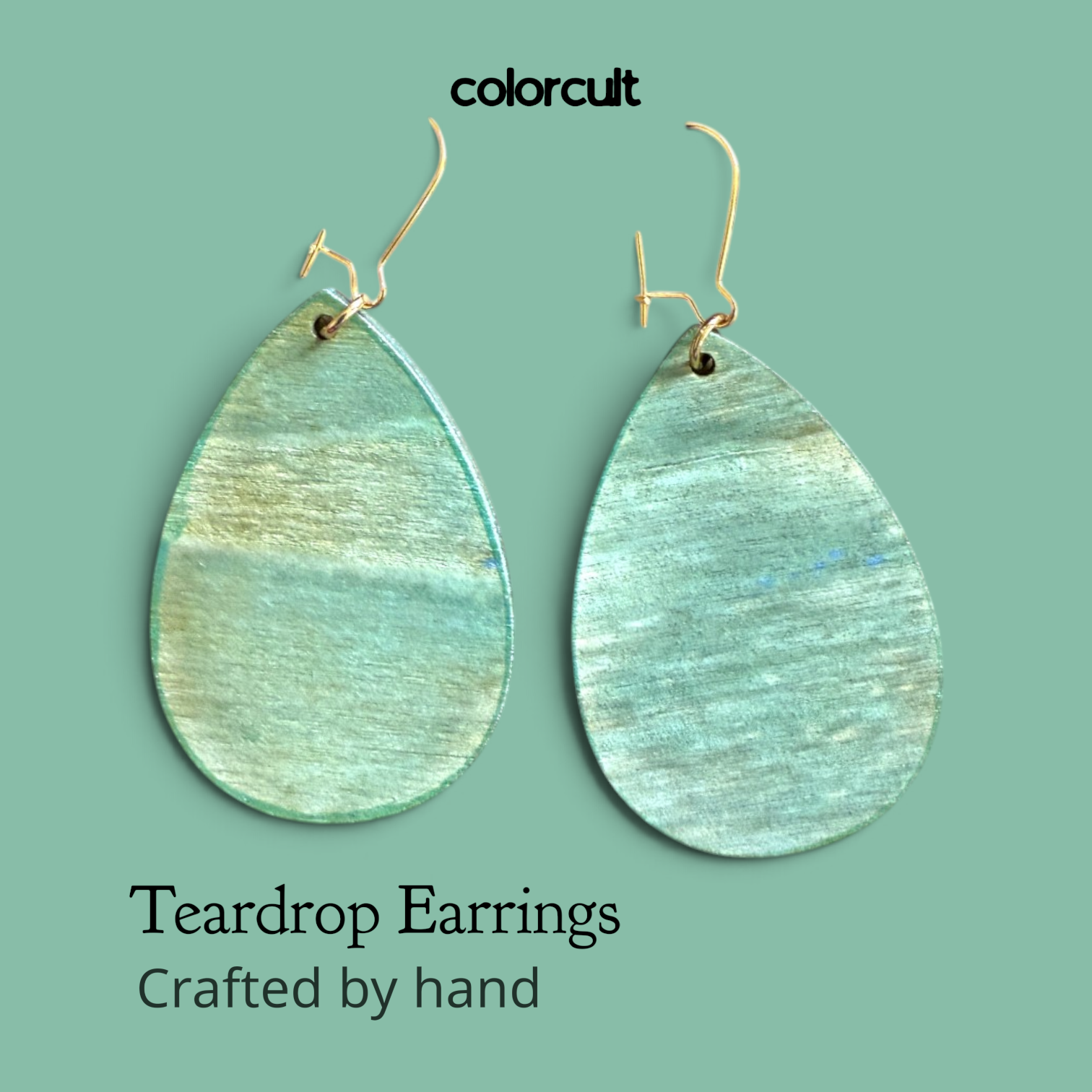 Mint Teardrop Earrings