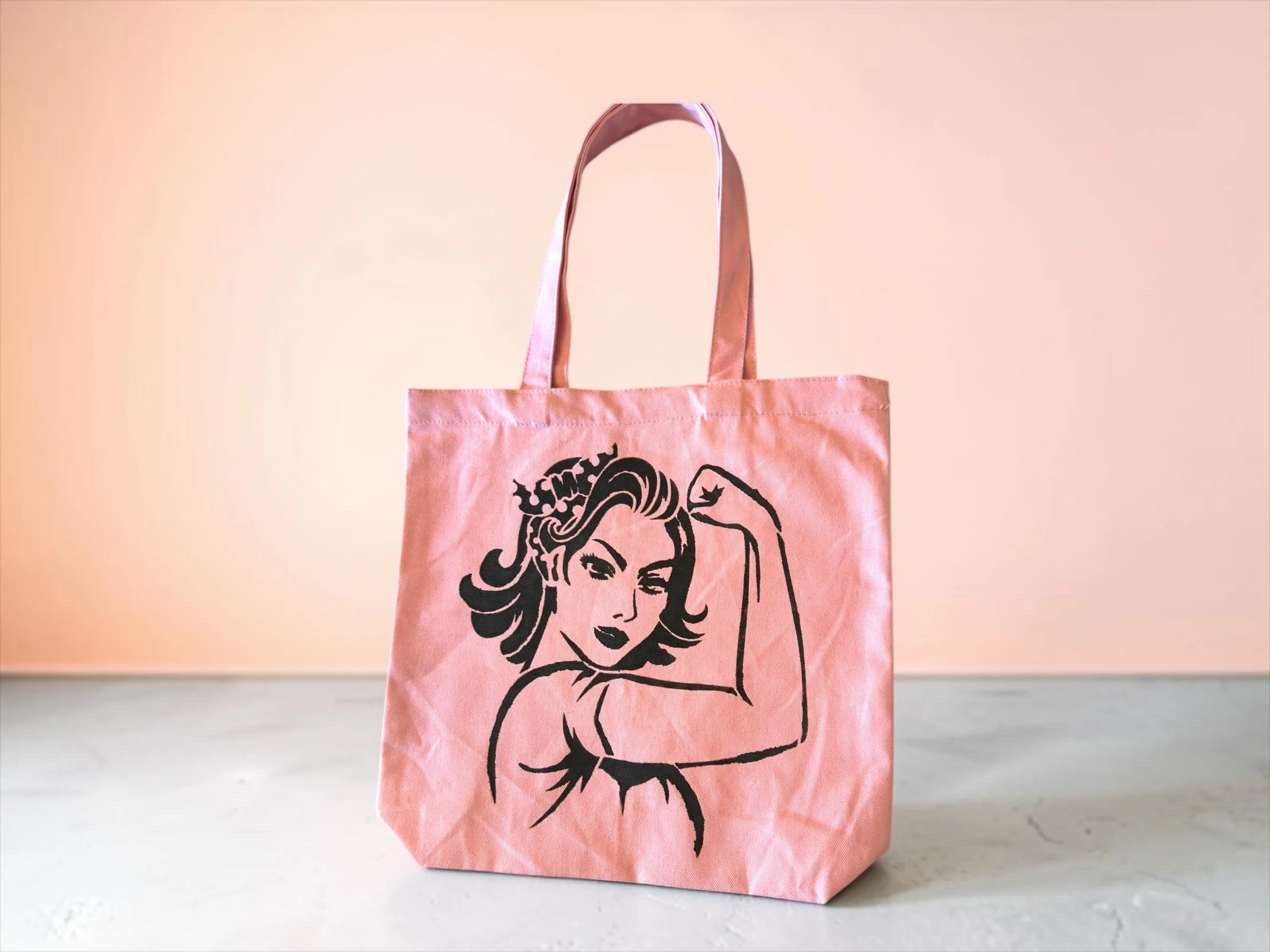 Hand-Painted Boss Betty Bag