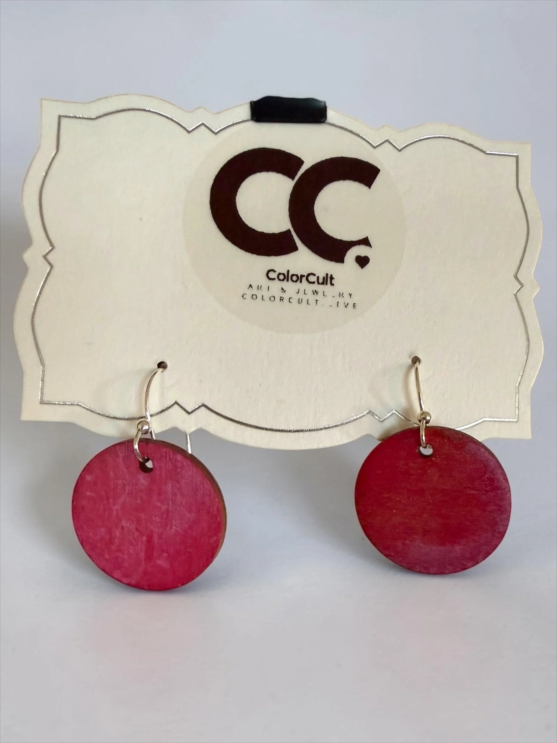 Blush Token Earrings