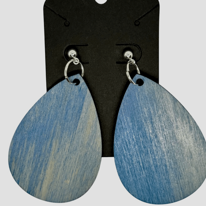 Clear Skies Teardrop Earrings by Color Cult