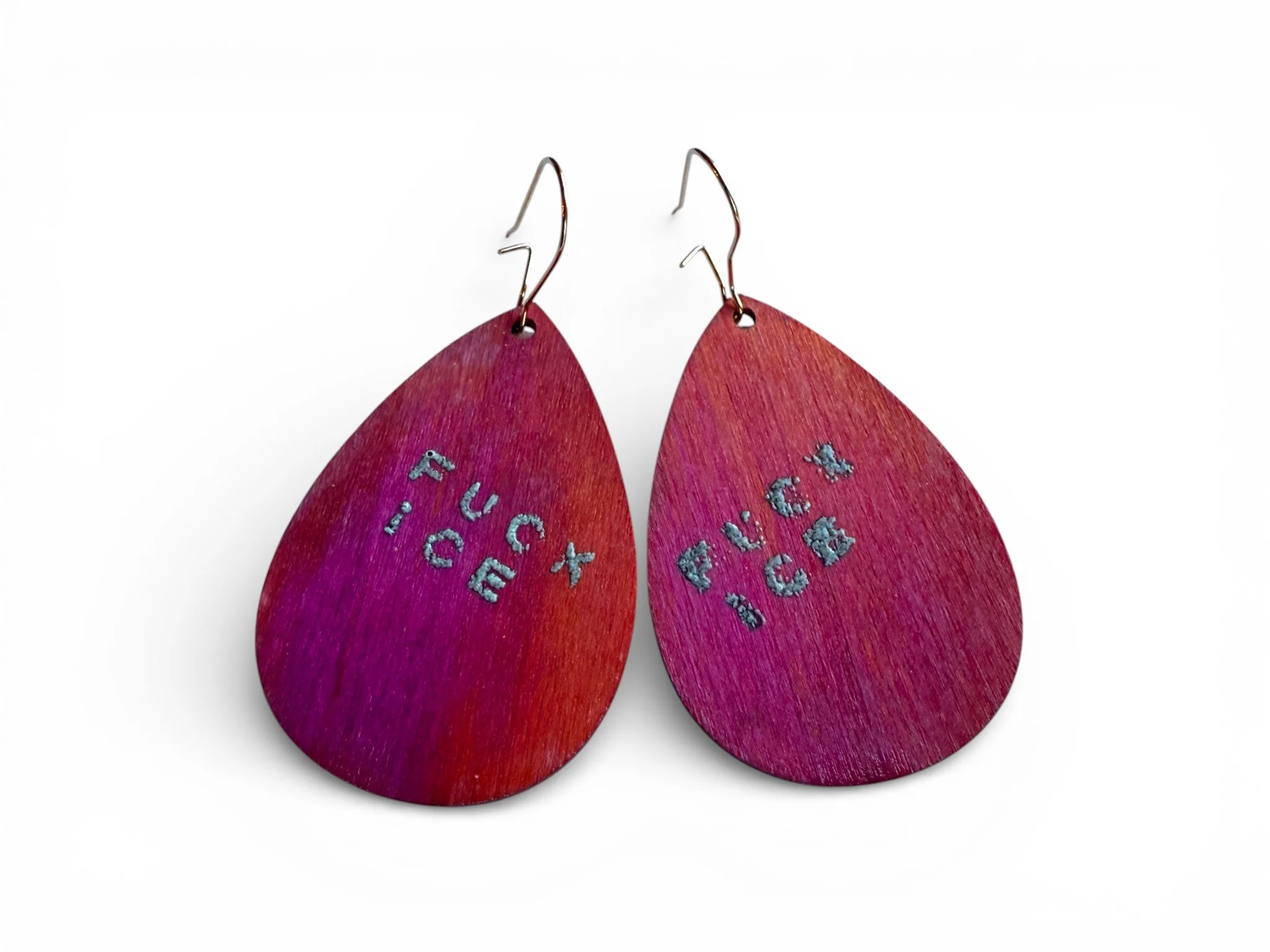 Activist Teardrops 3 Earrings by Color Cult