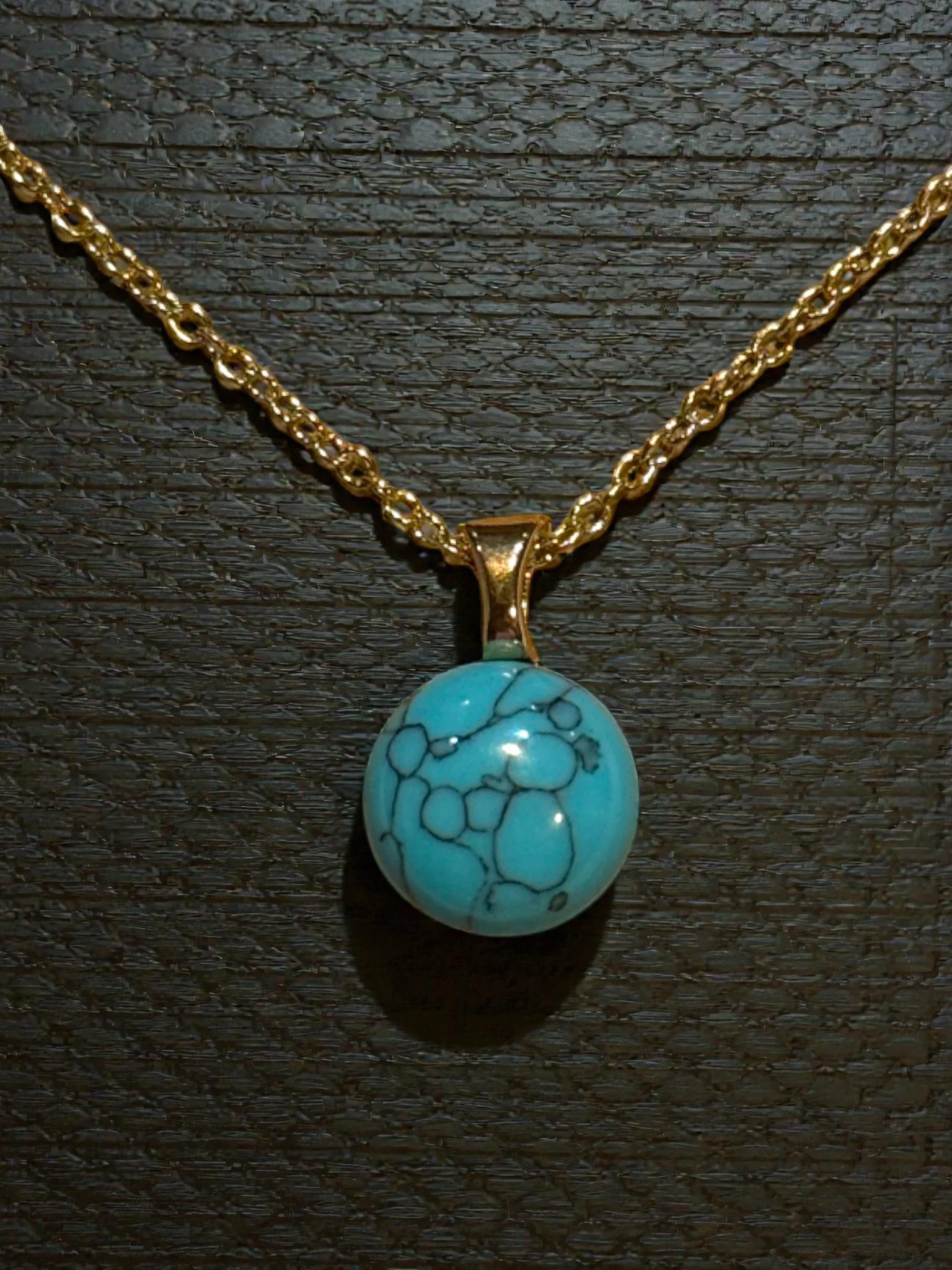 Turquoise Pendant 2 Necklace
