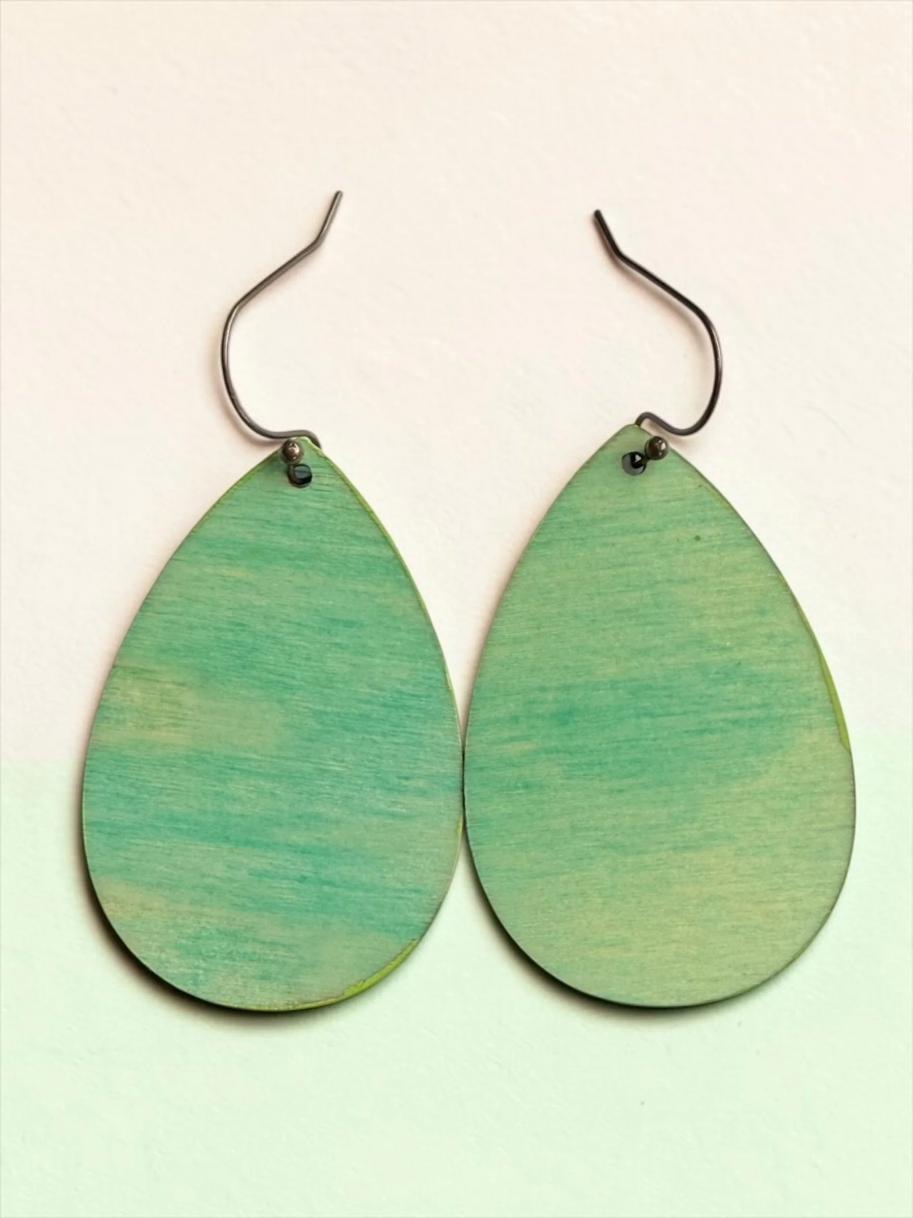 Seafoam Teardrop Earrings