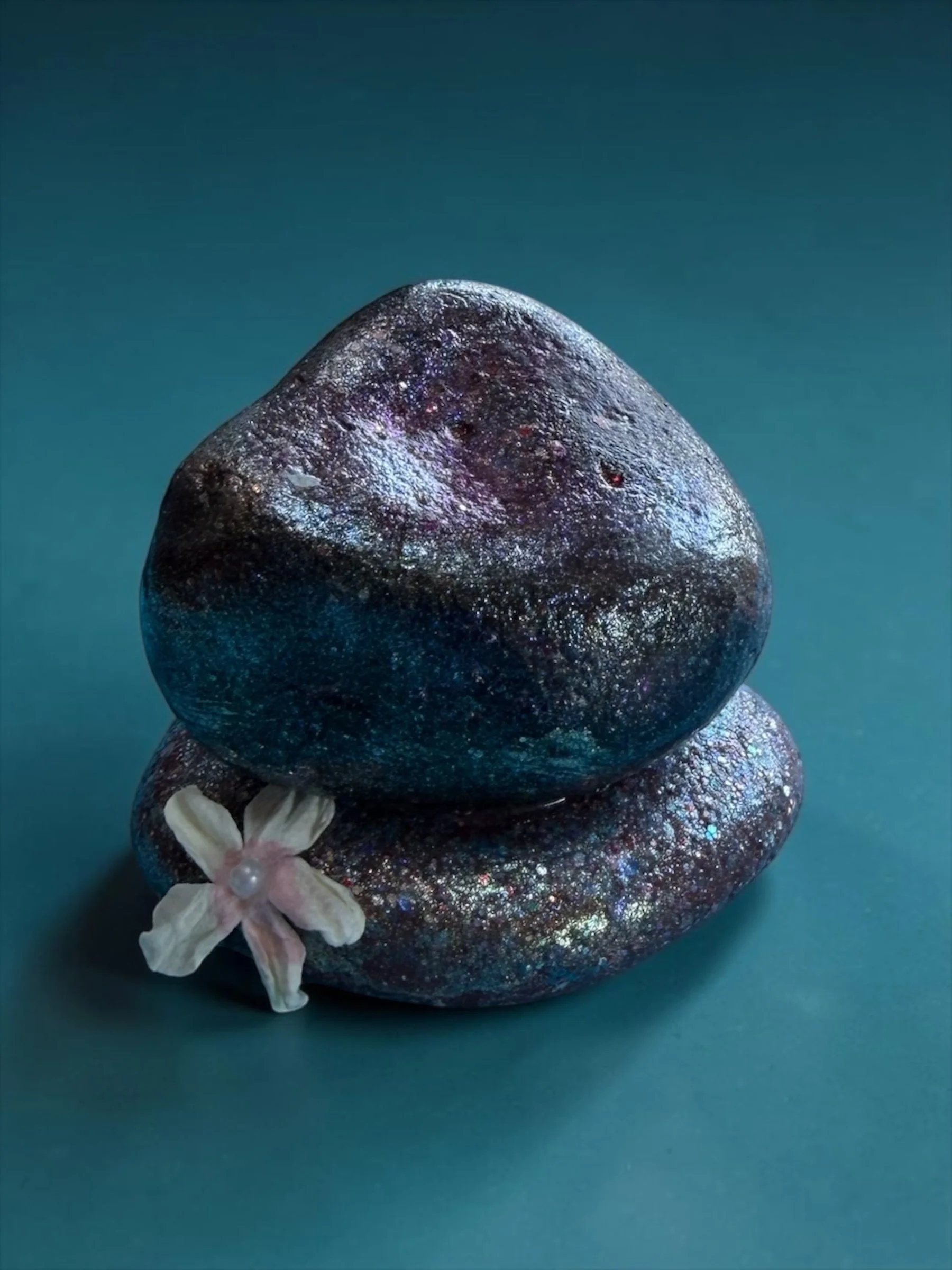 Hand-Painted Cairn - Whimsy (1).JPG