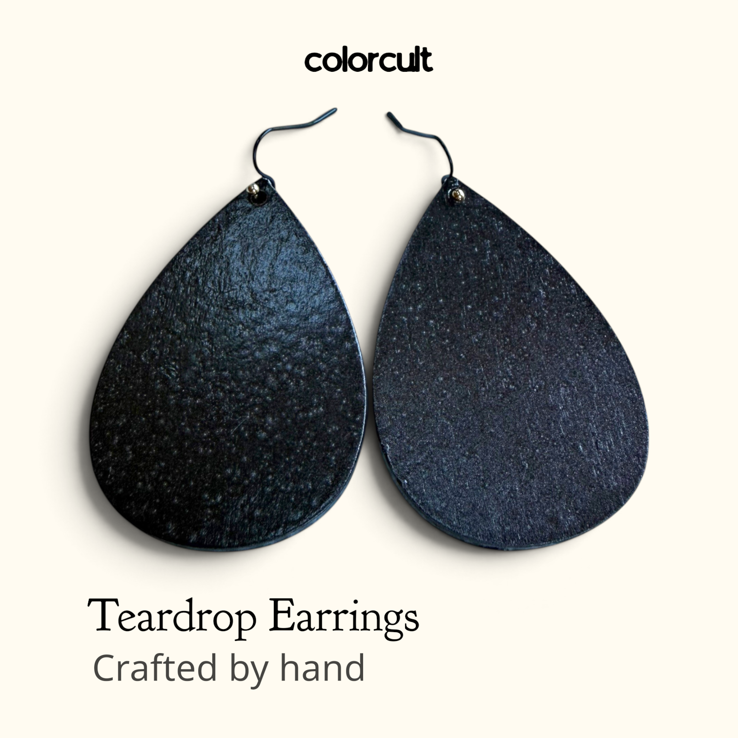 Midnight Teardrop Earrings