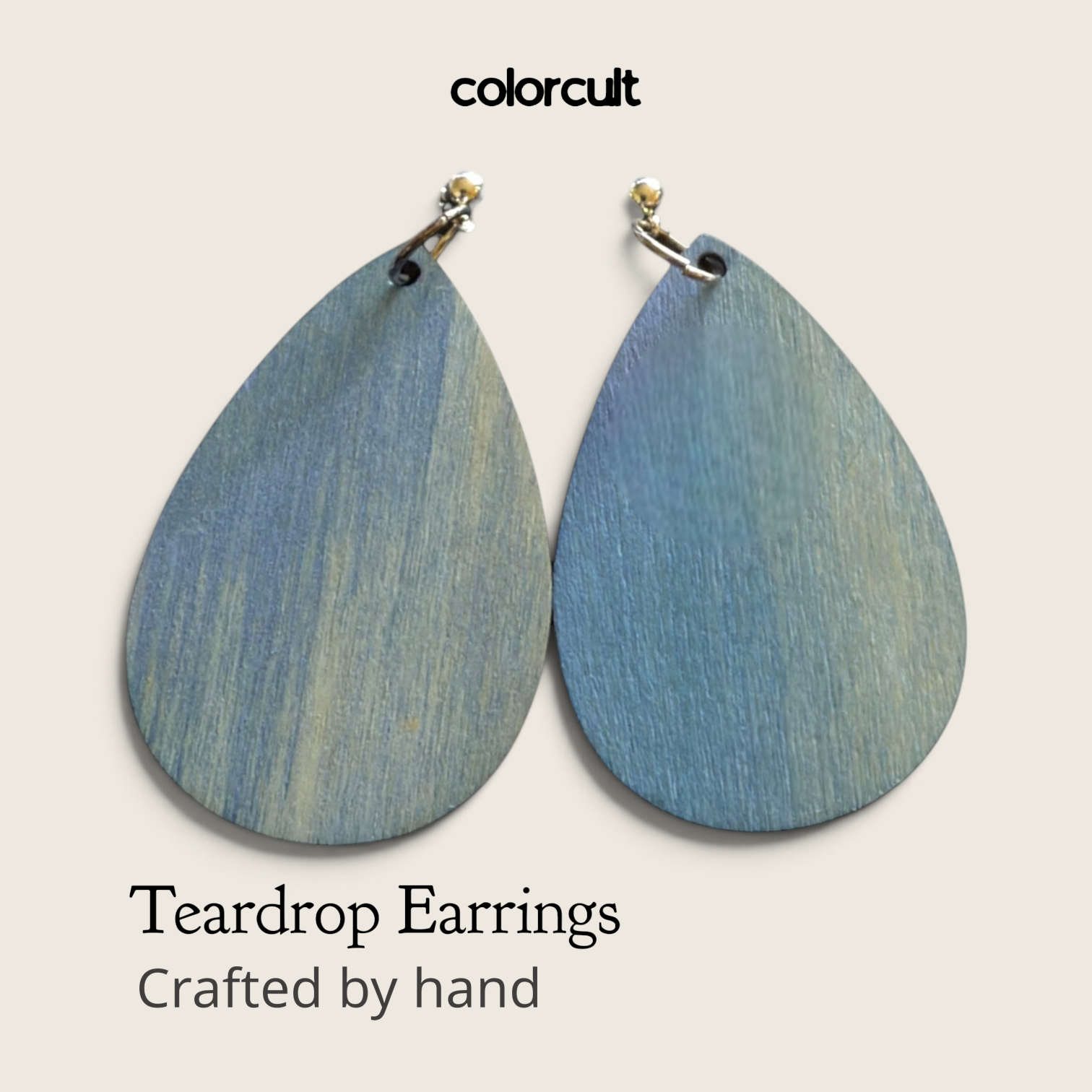 Clear Skies Teardrop Earrings