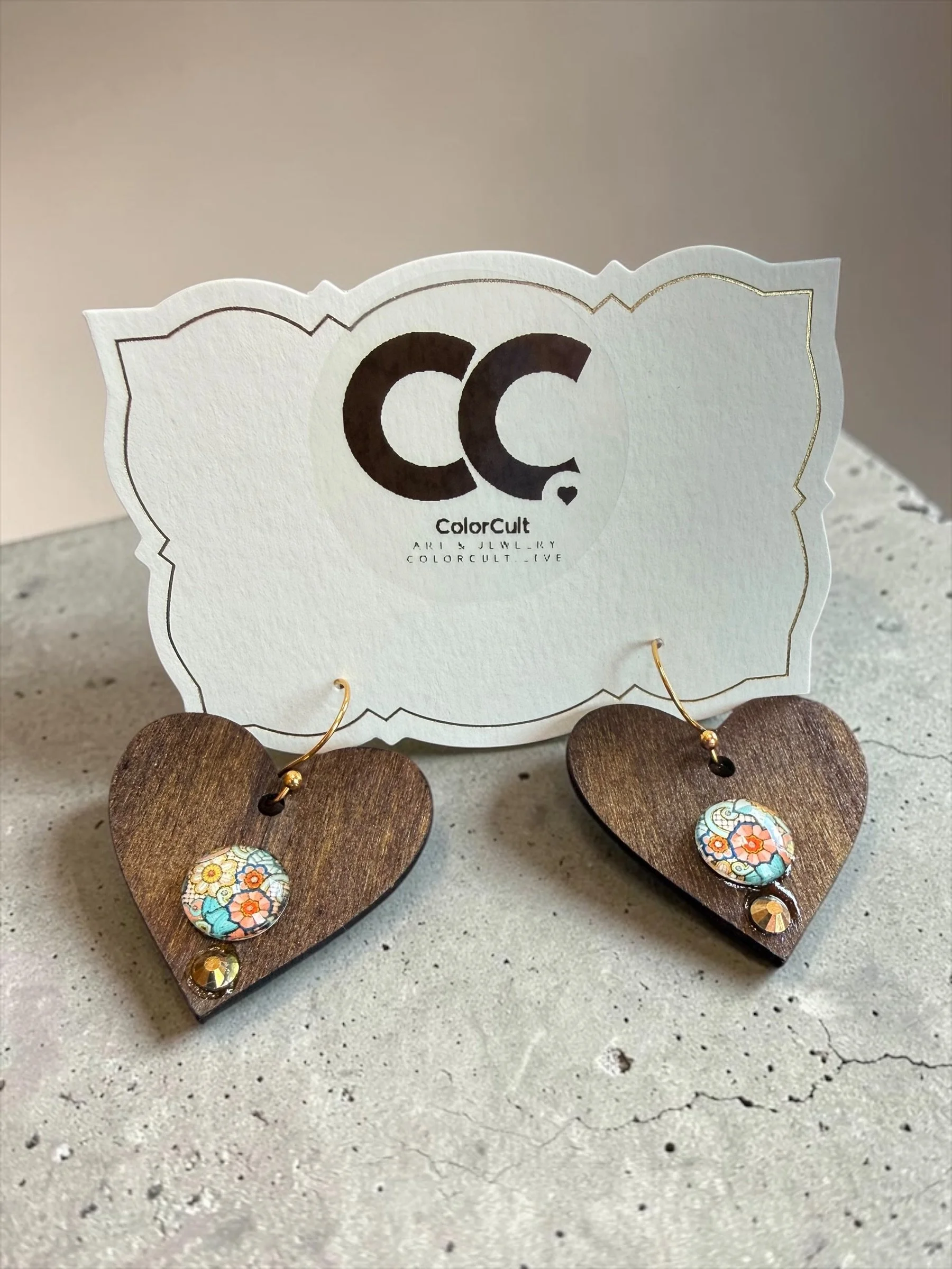 Embellished Rustic Heart Earrings (2).JPG