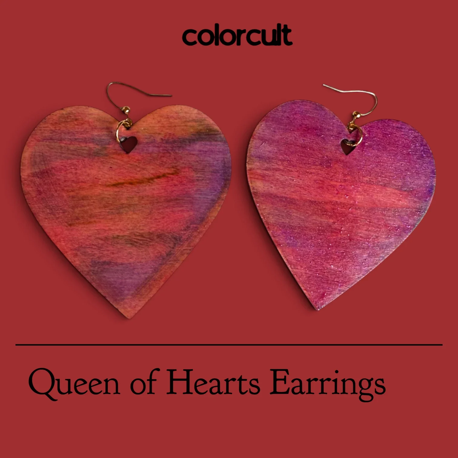 Cariño Queen of Hearts Earrings.webp