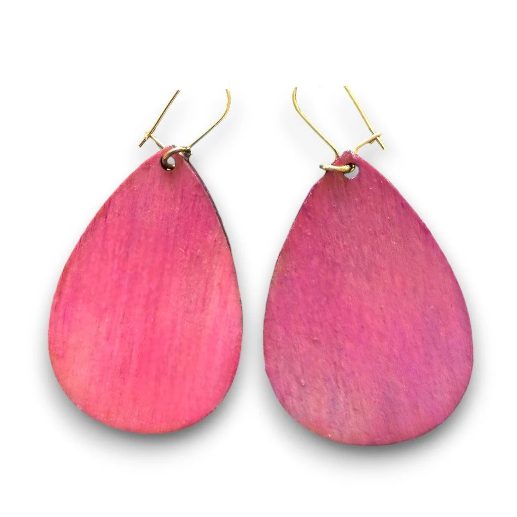 UV Glow Teardrop Earrings by Color Cult