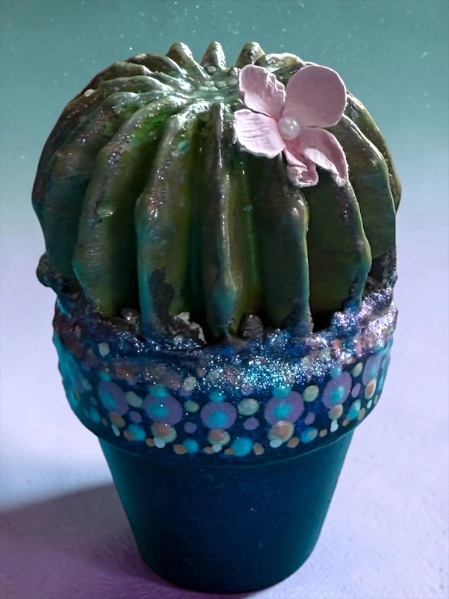 Hand-Casted Cement Cactus - In Bloom 2 (11).JPG