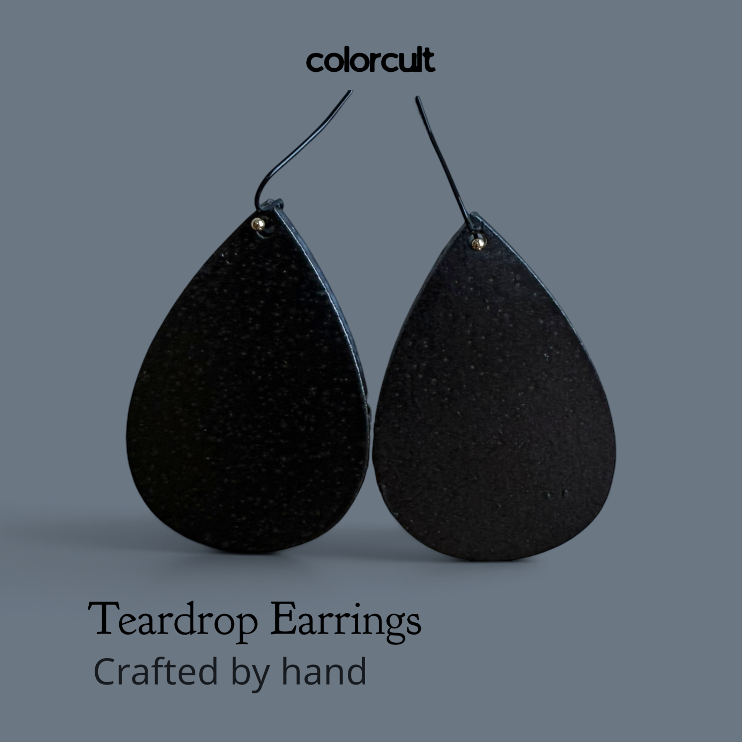 Ebony Teardrop Earrings
