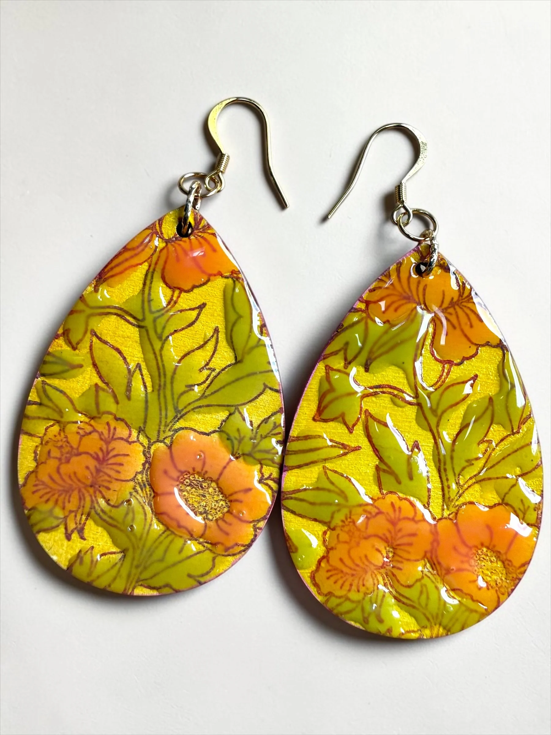 Jardin Teardrop Earrings 1.0 by Color Cult