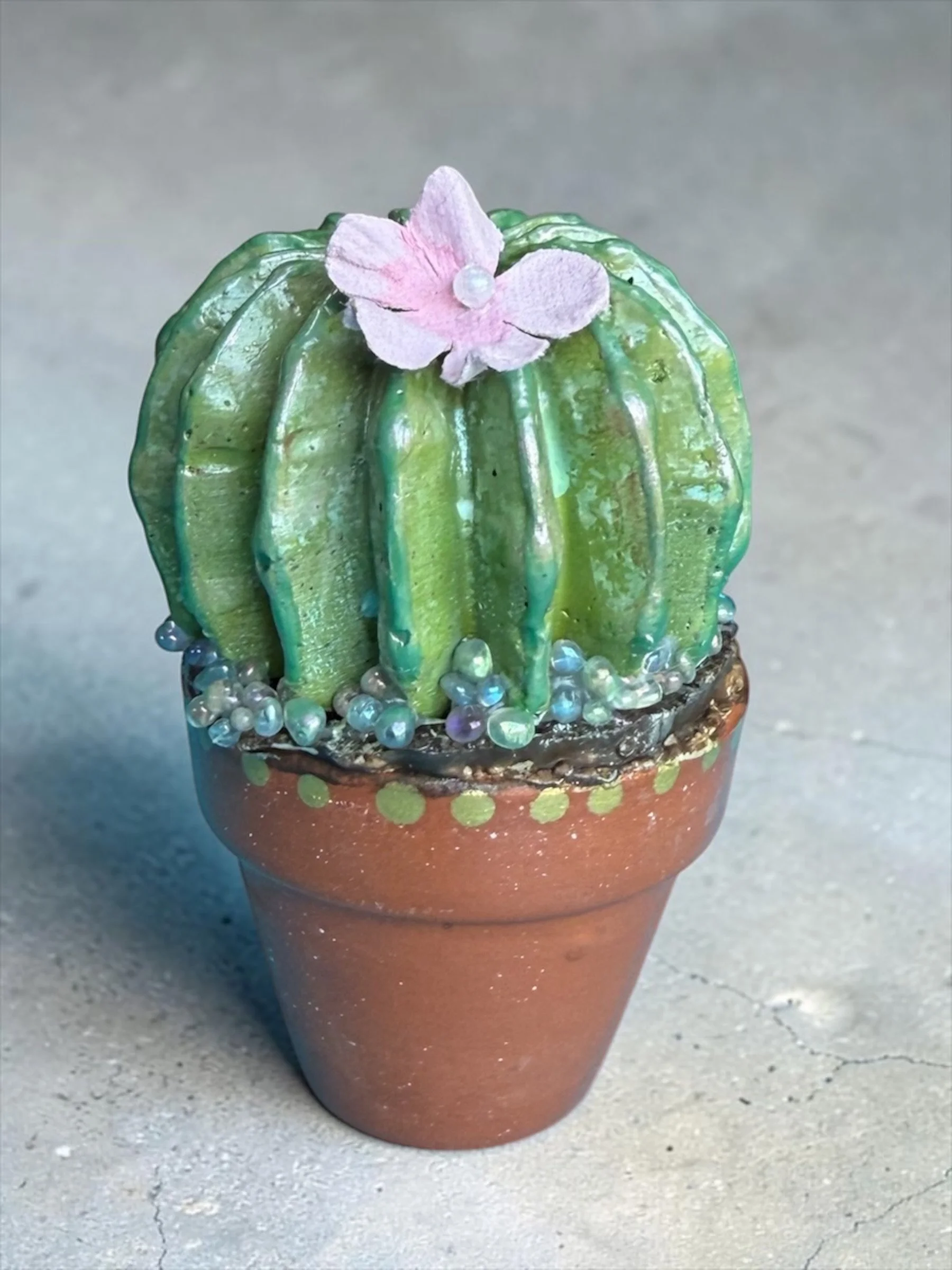 Hand-Casted Cement Cactus - In Bloom 3 (3).JPG