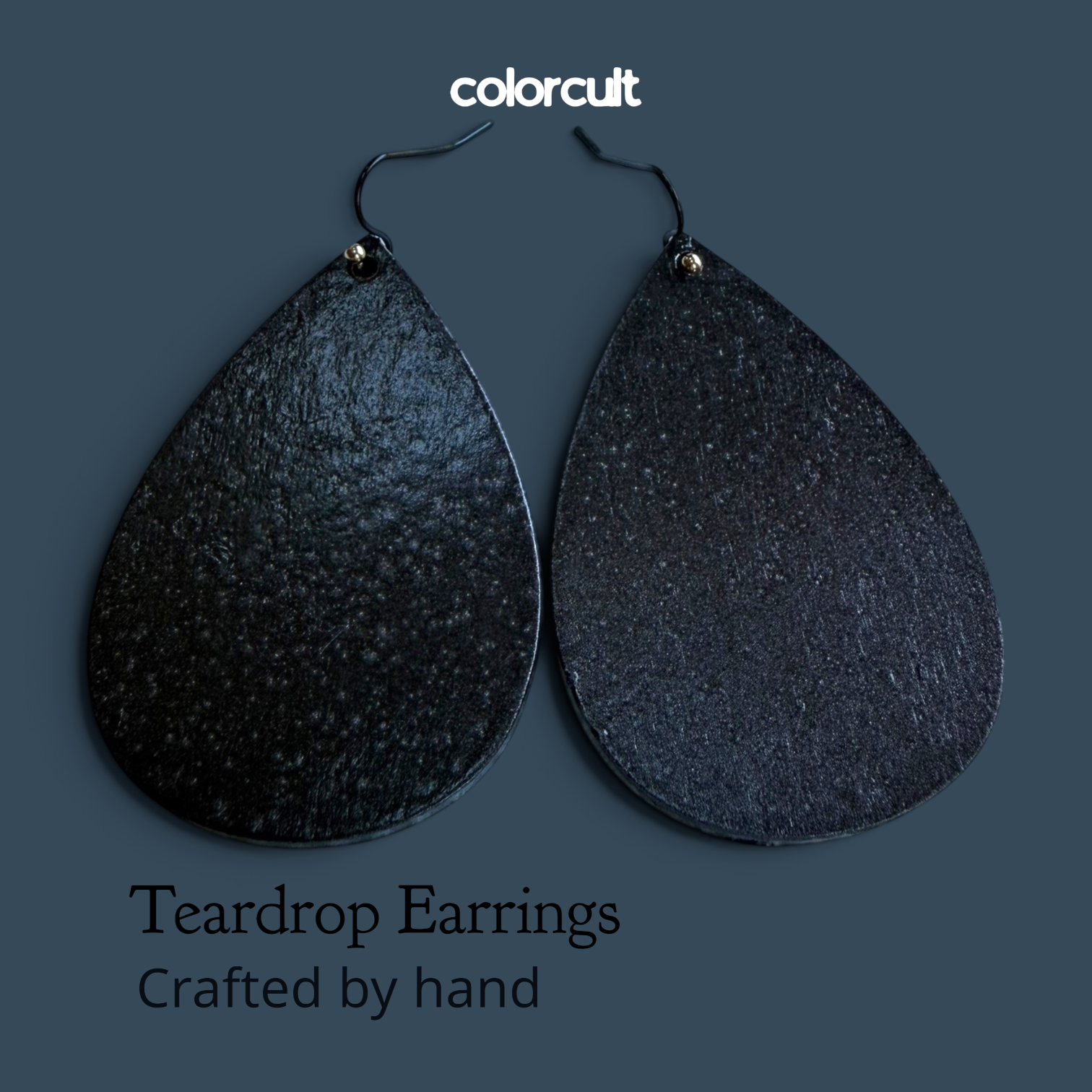 Midnight Teardrop Earrings
