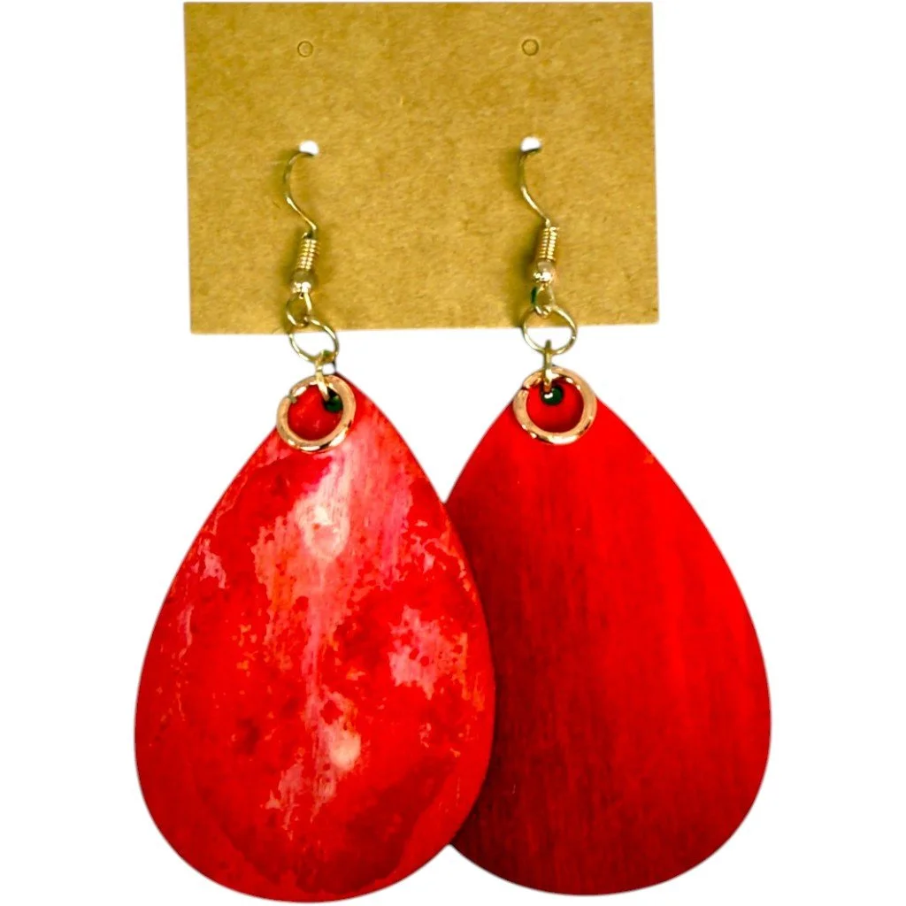 Inferno Teardrop Earrings by Color Cult