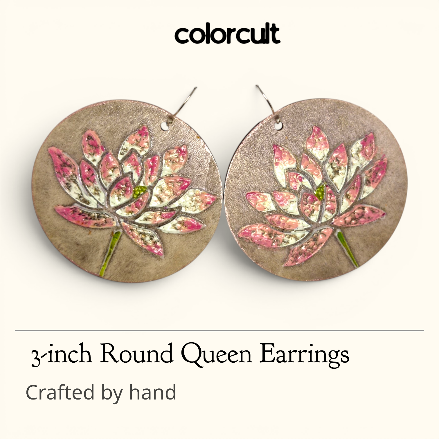 Lotus Blossom Queen Earrings