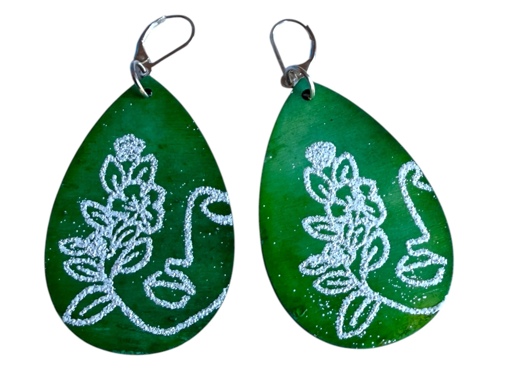 Verdant Teardrop Earrings by Color Cult