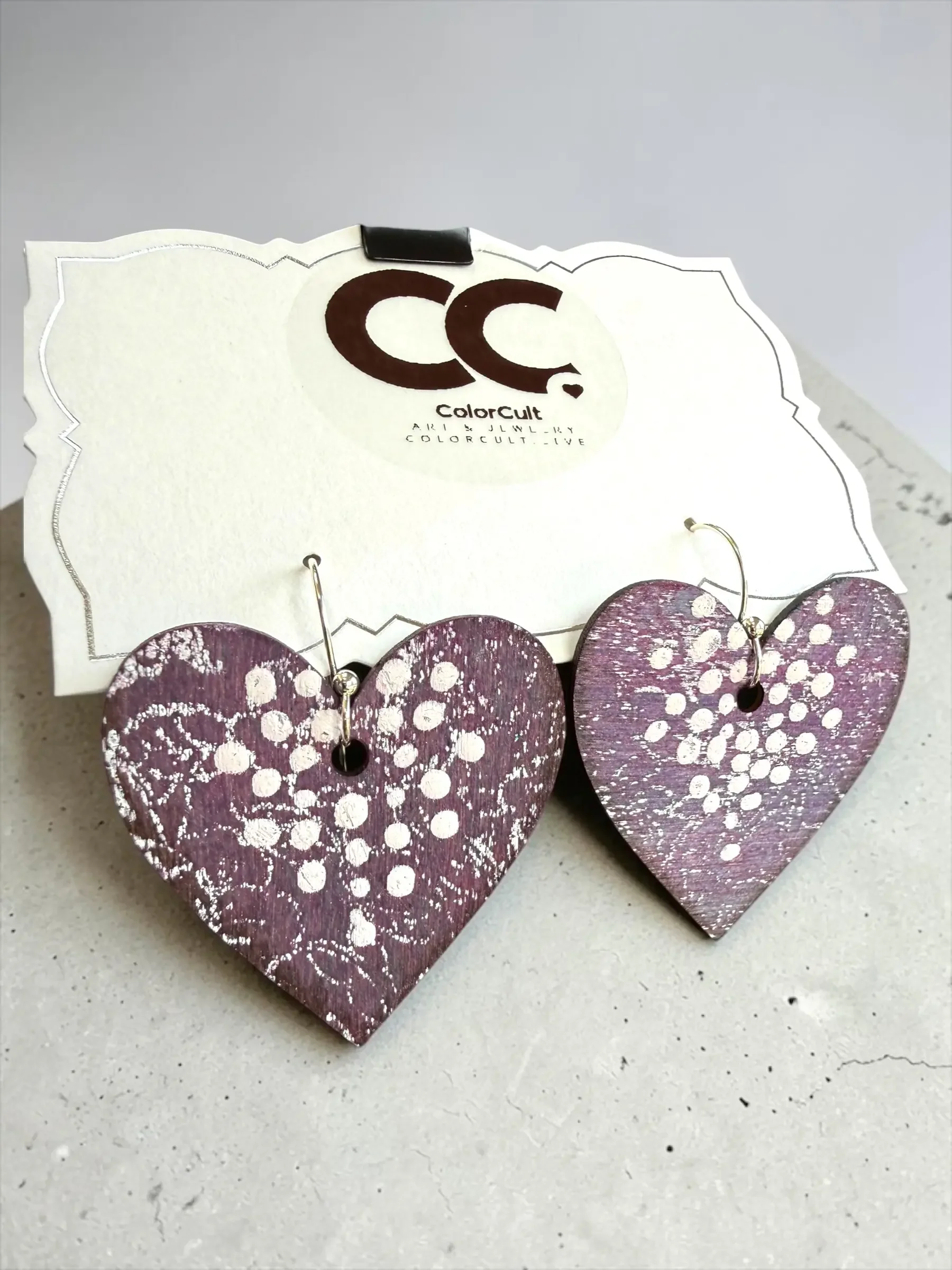 Grace Rustic Heart Earrings (2).webp