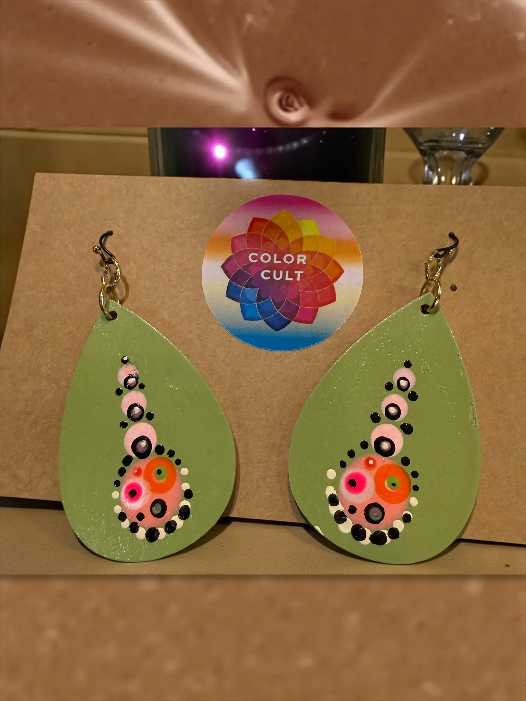 Cairndala Teardrop Earrings by Color Cult
