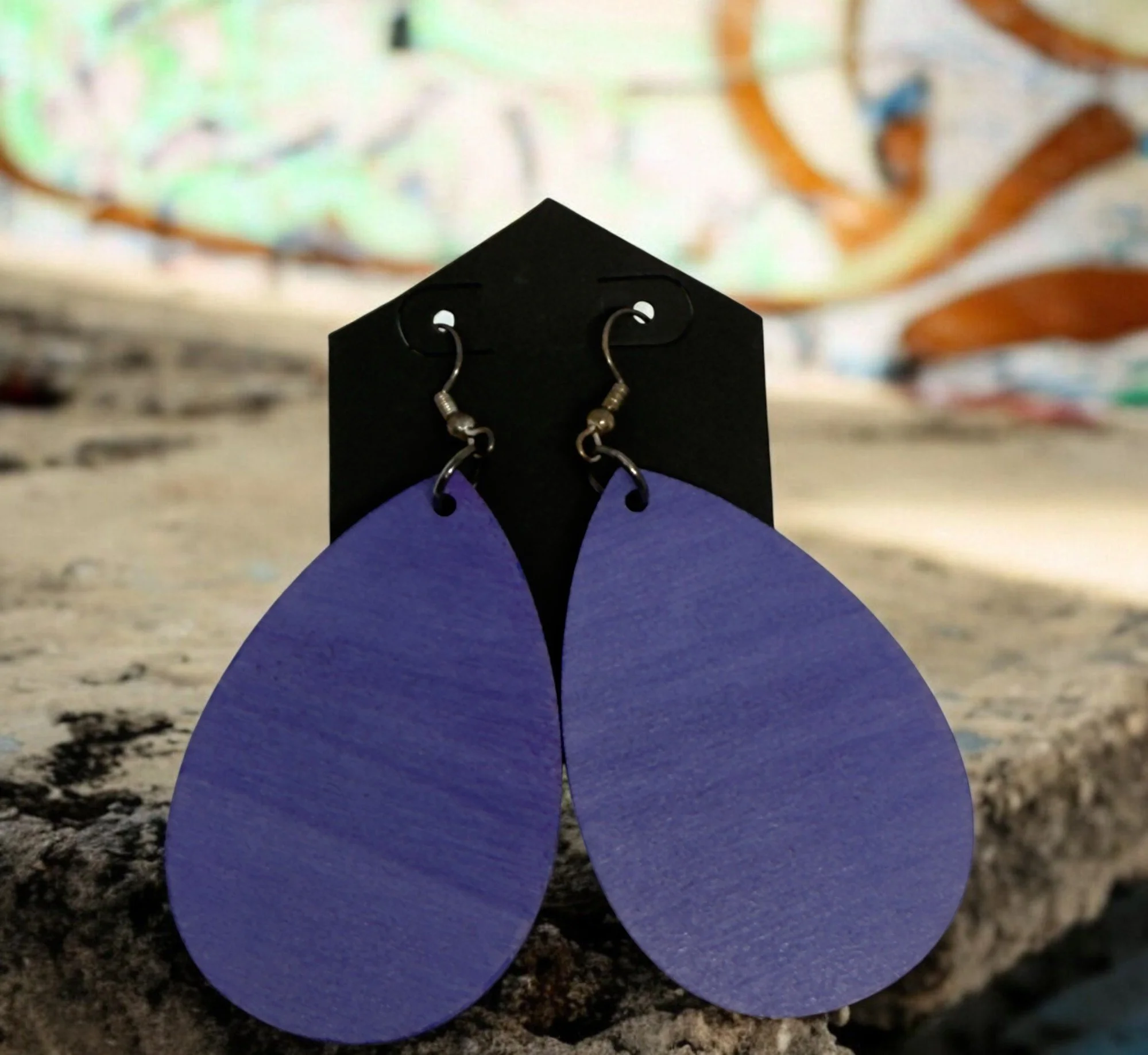 Indigo Teardrop Earrings