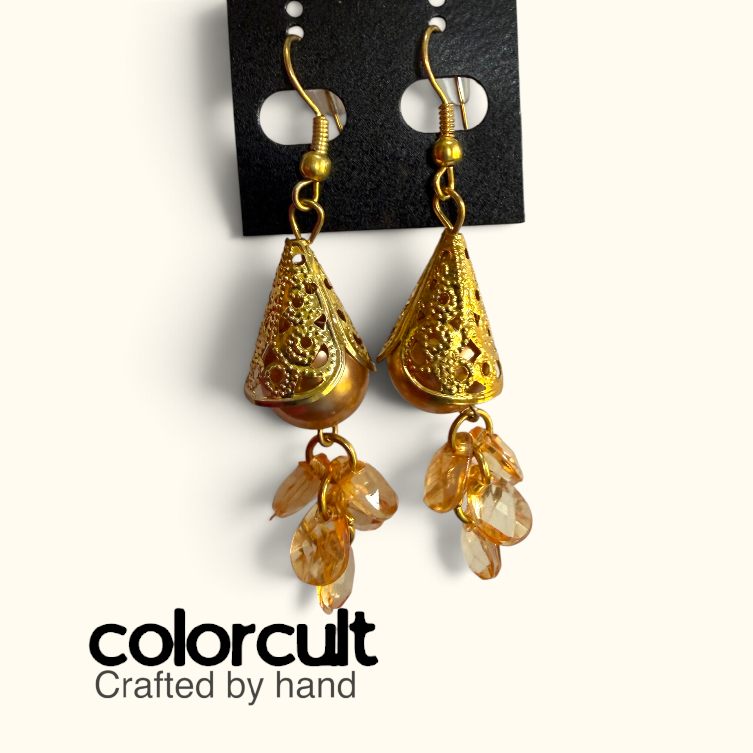 The Honey Amber Capped Pearl Cluster Dangles (3).PNG