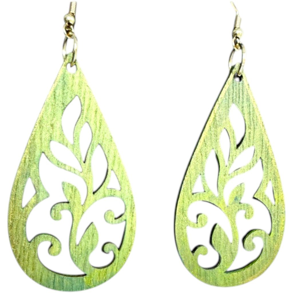 Garden Teardrop Earrings by Color Cult