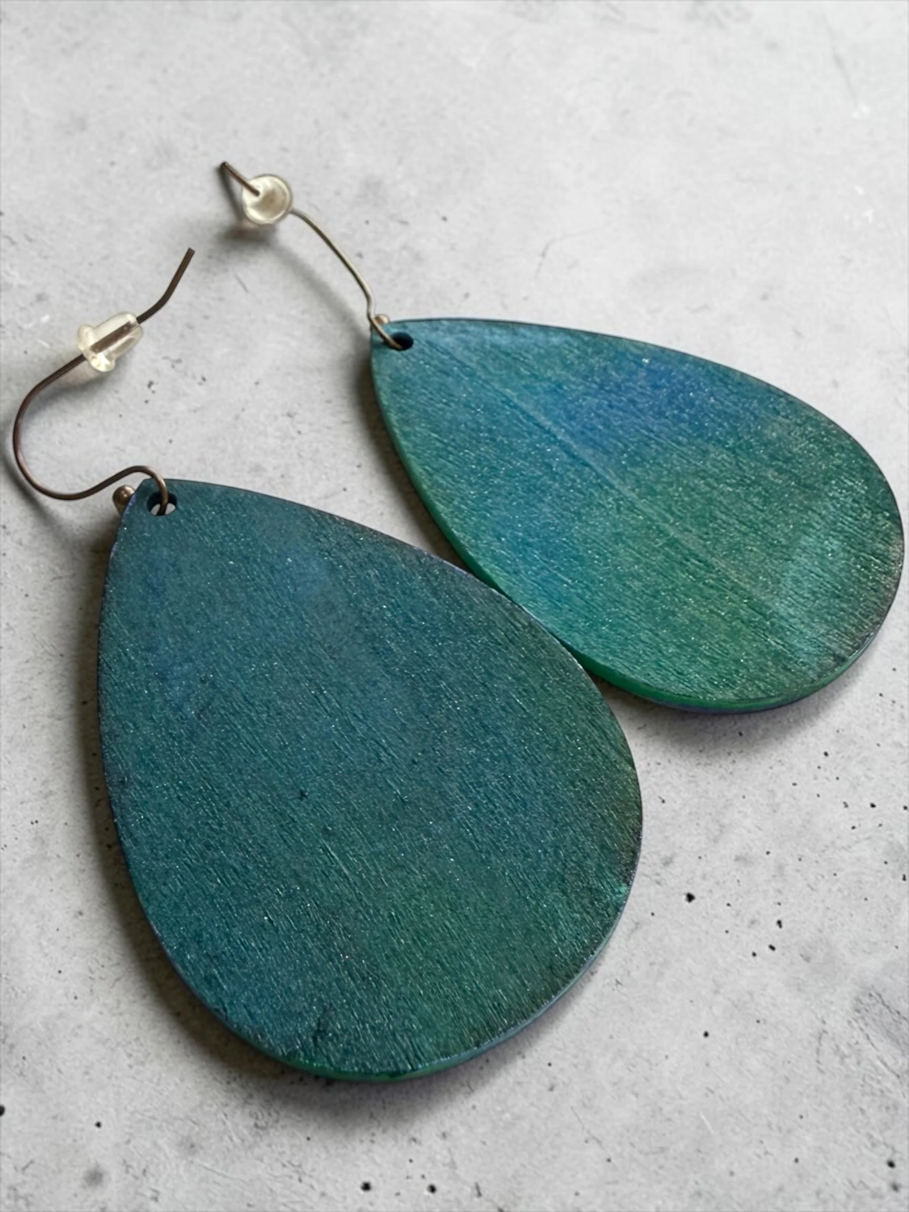 Oceanic Dream Hand-Painted Earrings by Color Cult