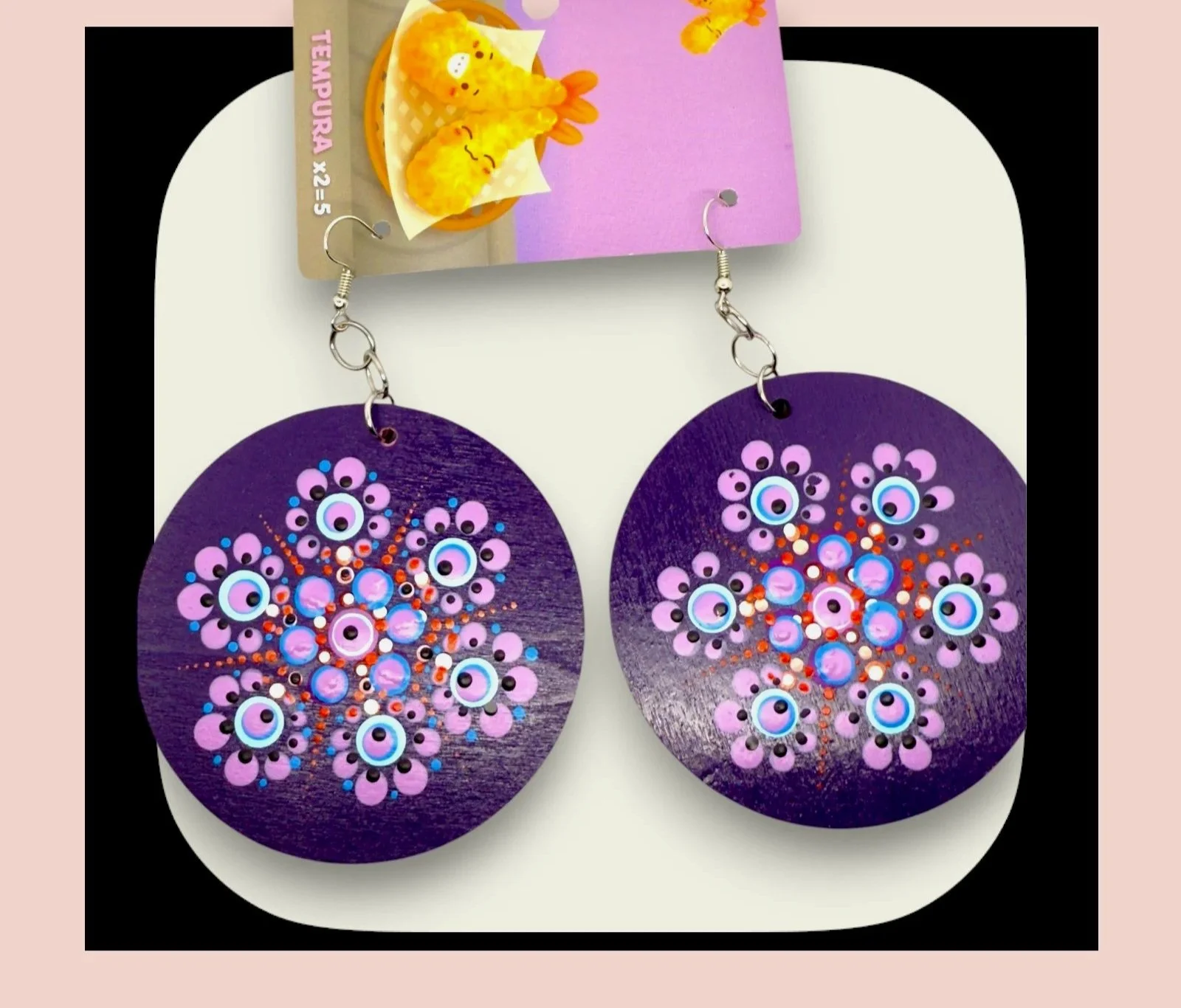 Reversible Mandala Queen Earrings