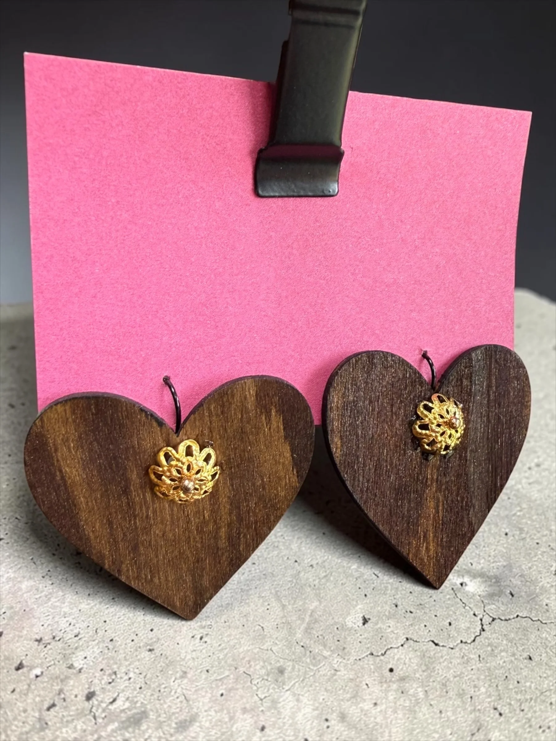 Eco Chic Rustic Heart 2 Earrings (6).webp