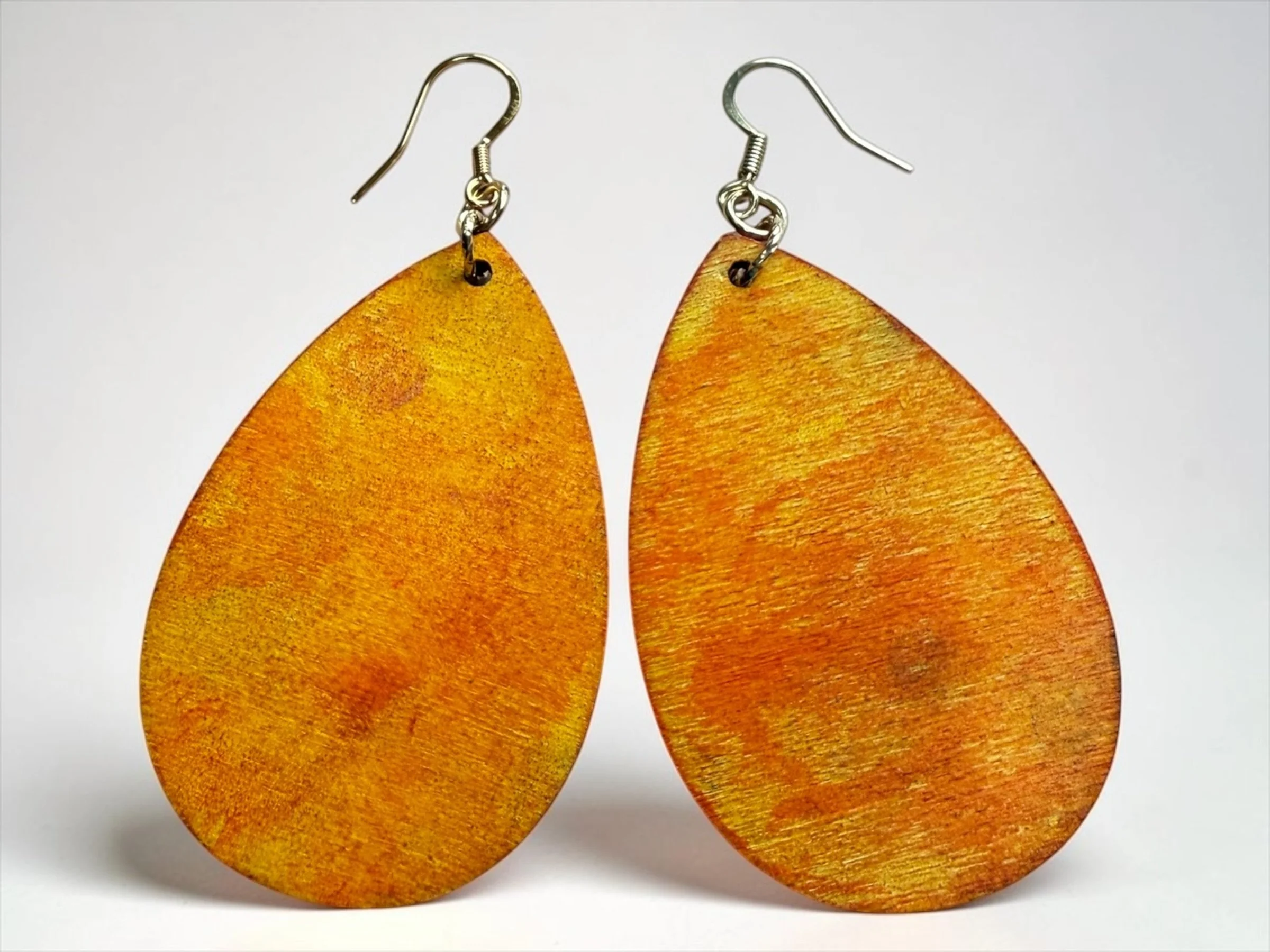 Back of Jardin Teardrop Earrings 2.0 by Color Cult