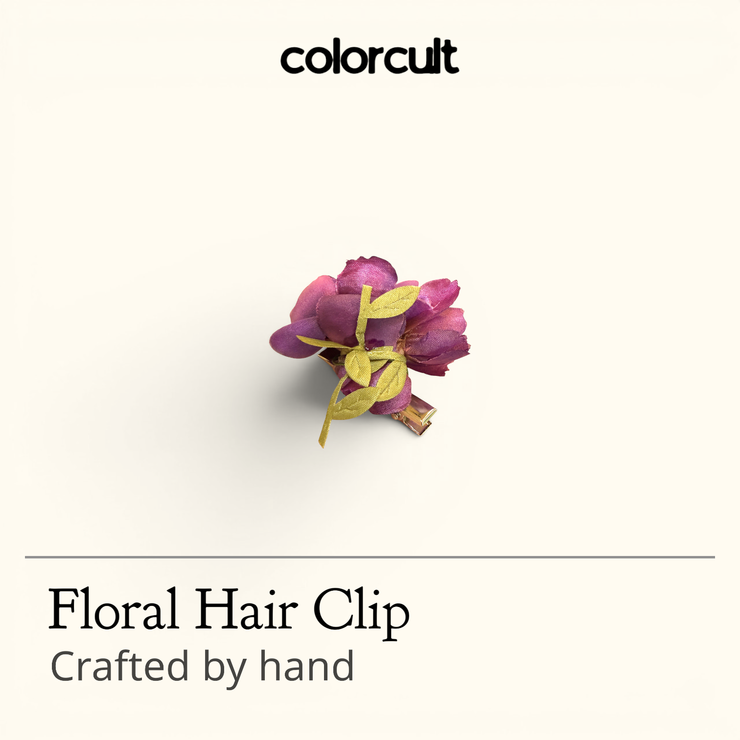 Lilac Anemone Hair Clip