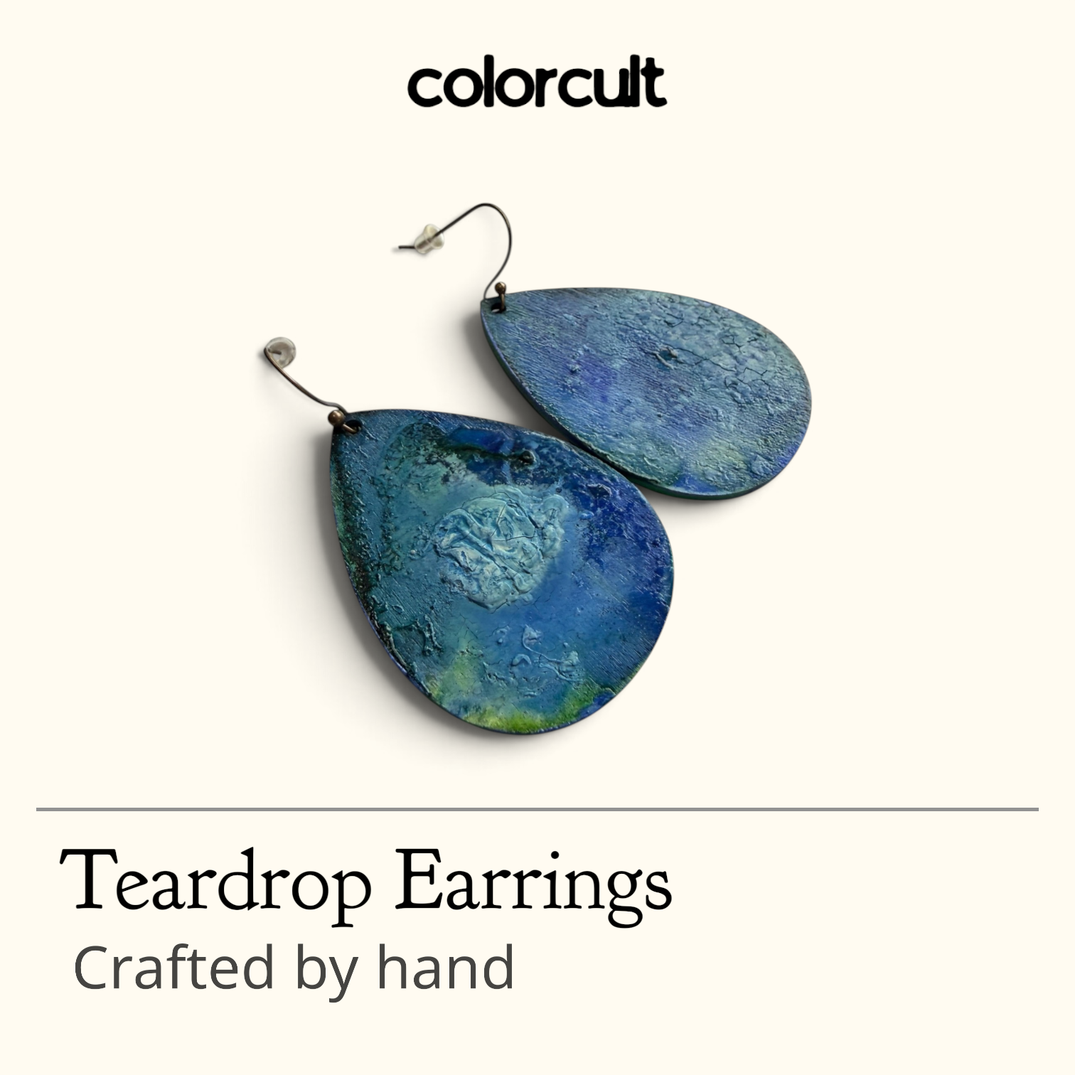 Oceanic Dream Hand-Painted Earrings