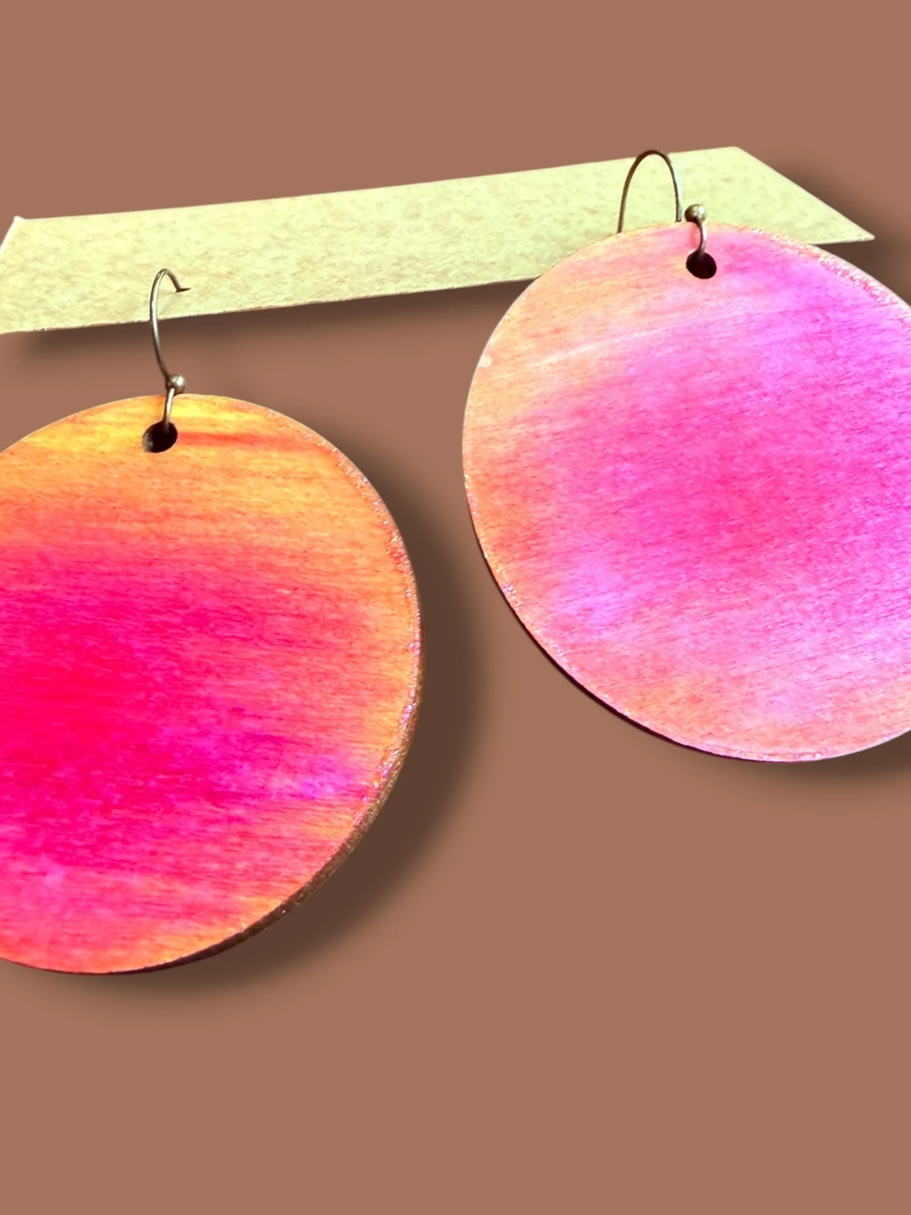 Tahitian Sunset Earrings - 2"