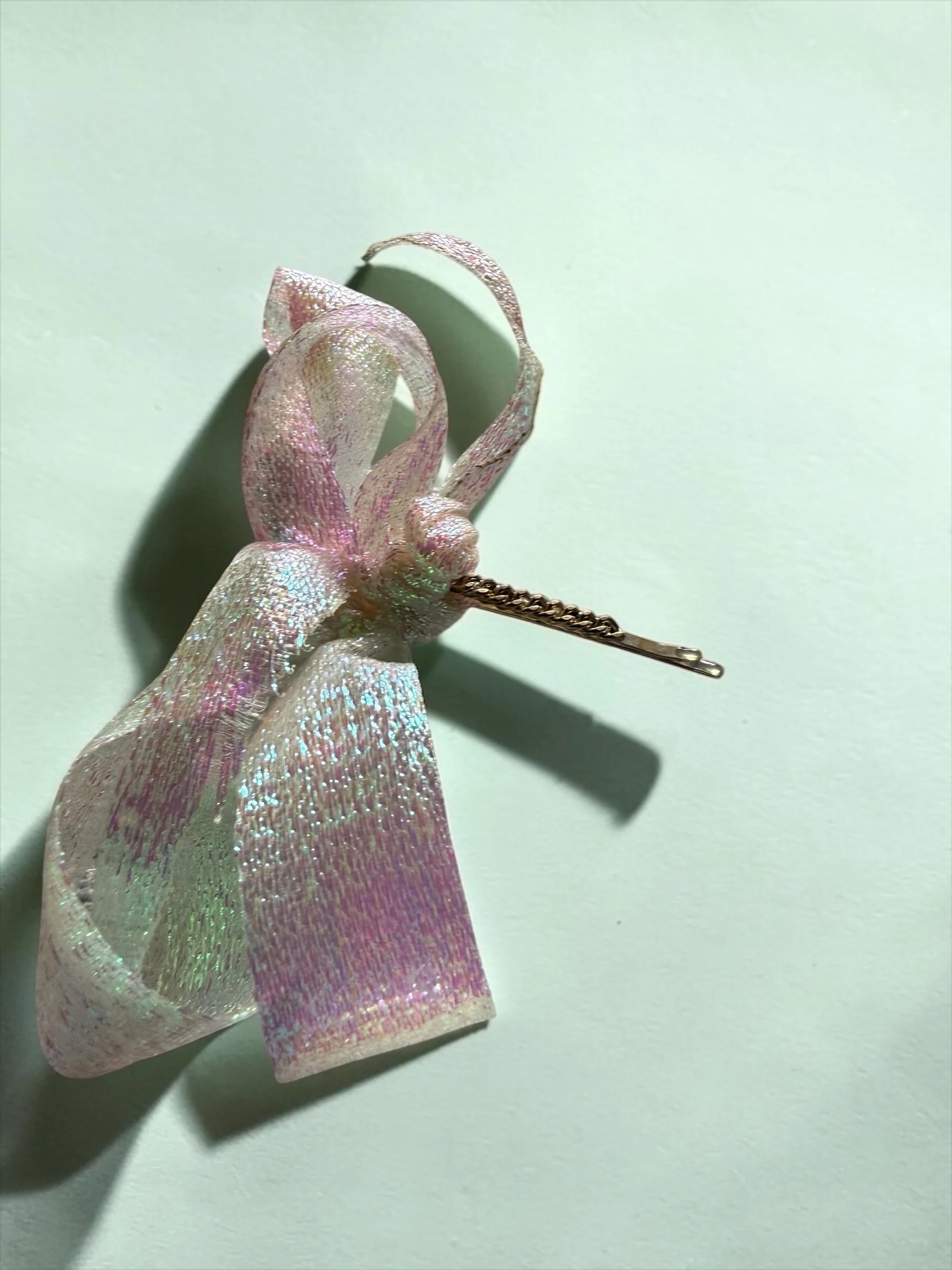Iridescent Bow on Bobby (3).JPG