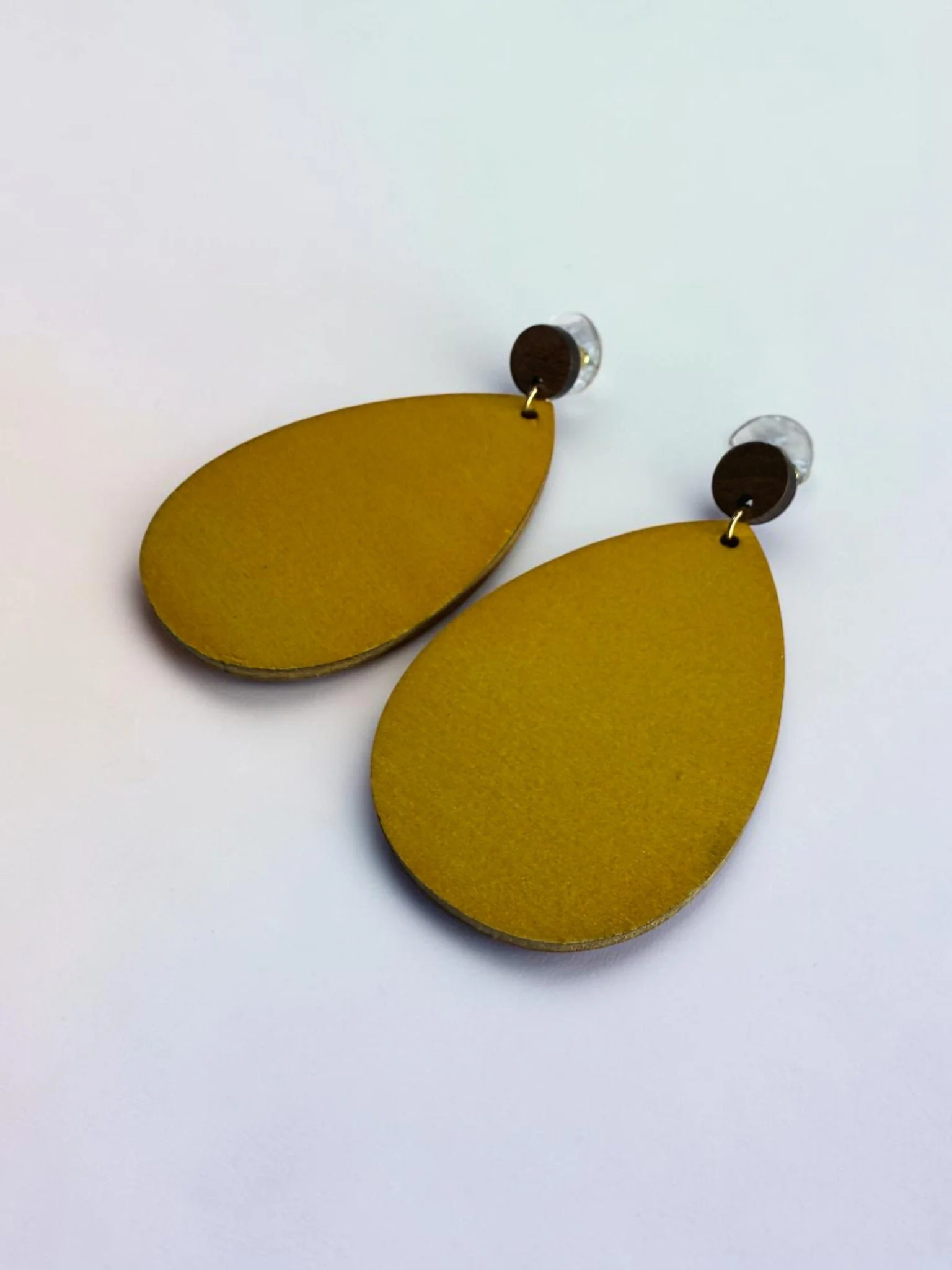 Avocado Arbor Teardrop Earrings by Color Cult