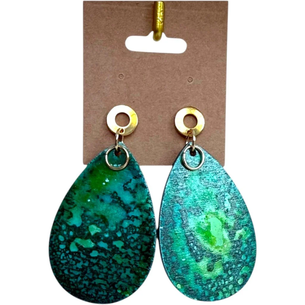 Fairy Goddess Teardrop Earrings by Color Cult